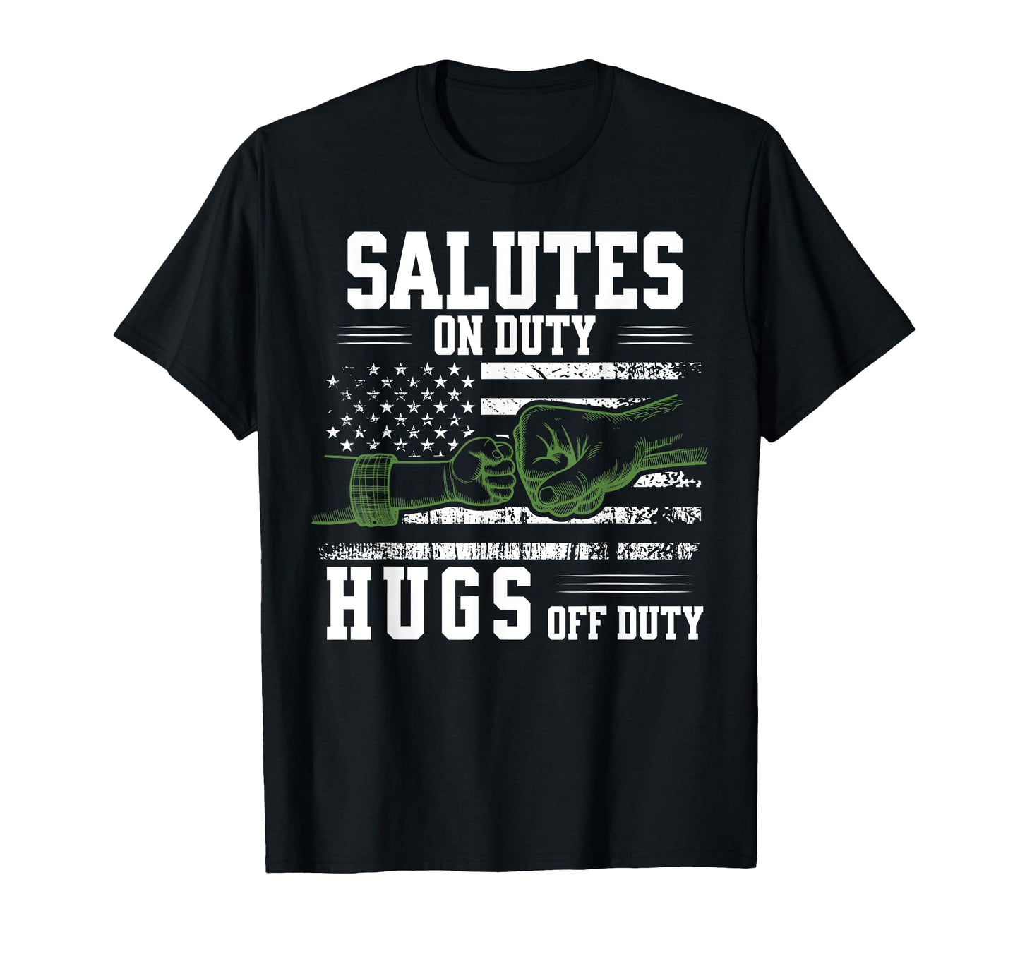 Father Son Fist Bump Veteran Dad T-Shirt - Graphic Print for Adults - T-Shirt, Sweatshirt, Hoodie