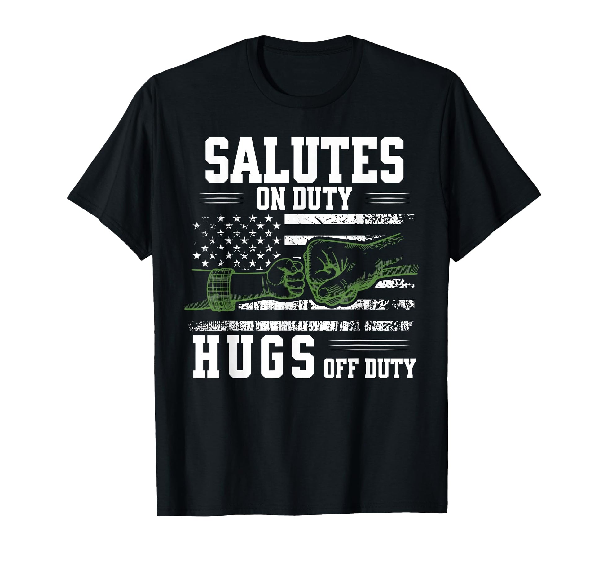 Father Son Fist Bump Veteran Dad T-Shirt - Graphic Print for Adults - T-Shirt, Sweatshirt, Hoodie