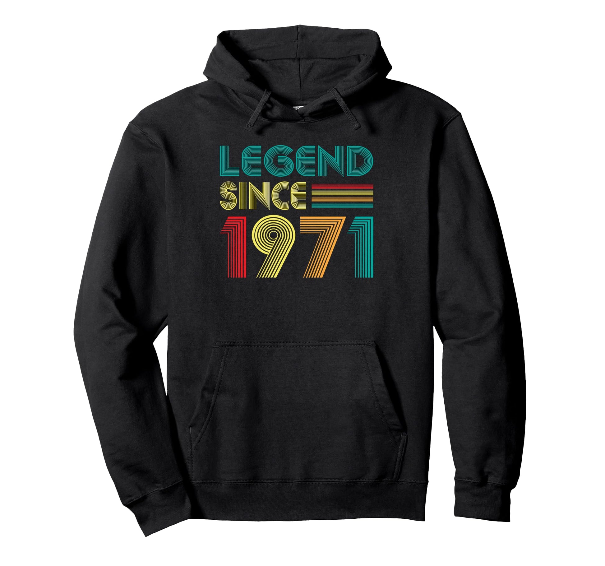 Legend Since 1971 55Th Birthday 55 Years Old Hoodie - Graphic Print Unisex - T-Shirt, Sweatshirt, Hoodie
