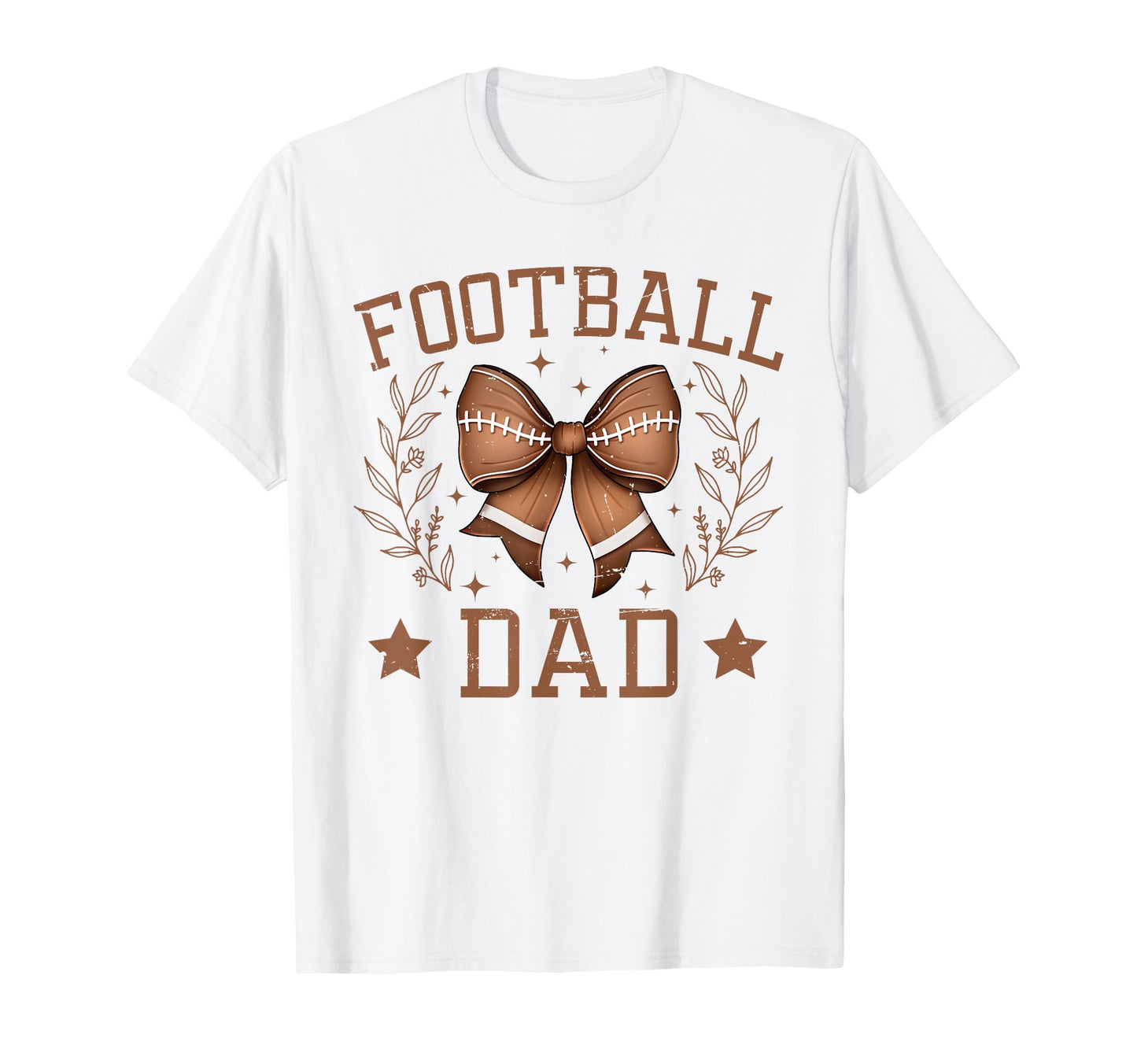 Coquette Bow American Football Dad T-Shirt - Streetwear Style for Adults - T-Shirt, Sweatshirt, Hoodie