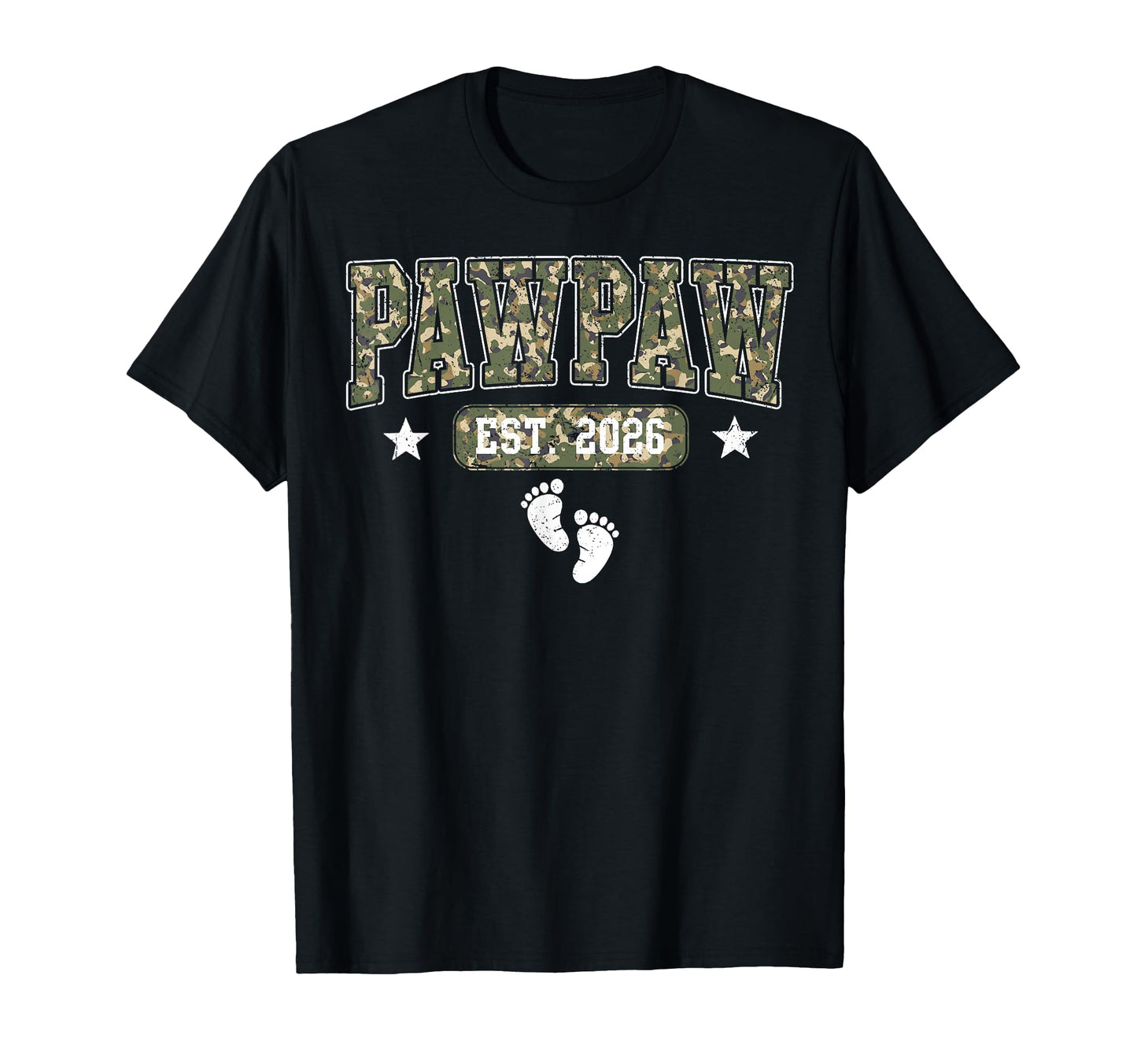 Pawpaw Est 2026 Camouflage Fathers T-Shirt - Fun Novelty Design Men Women - T-Shirt, Sweatshirt, Hoodie