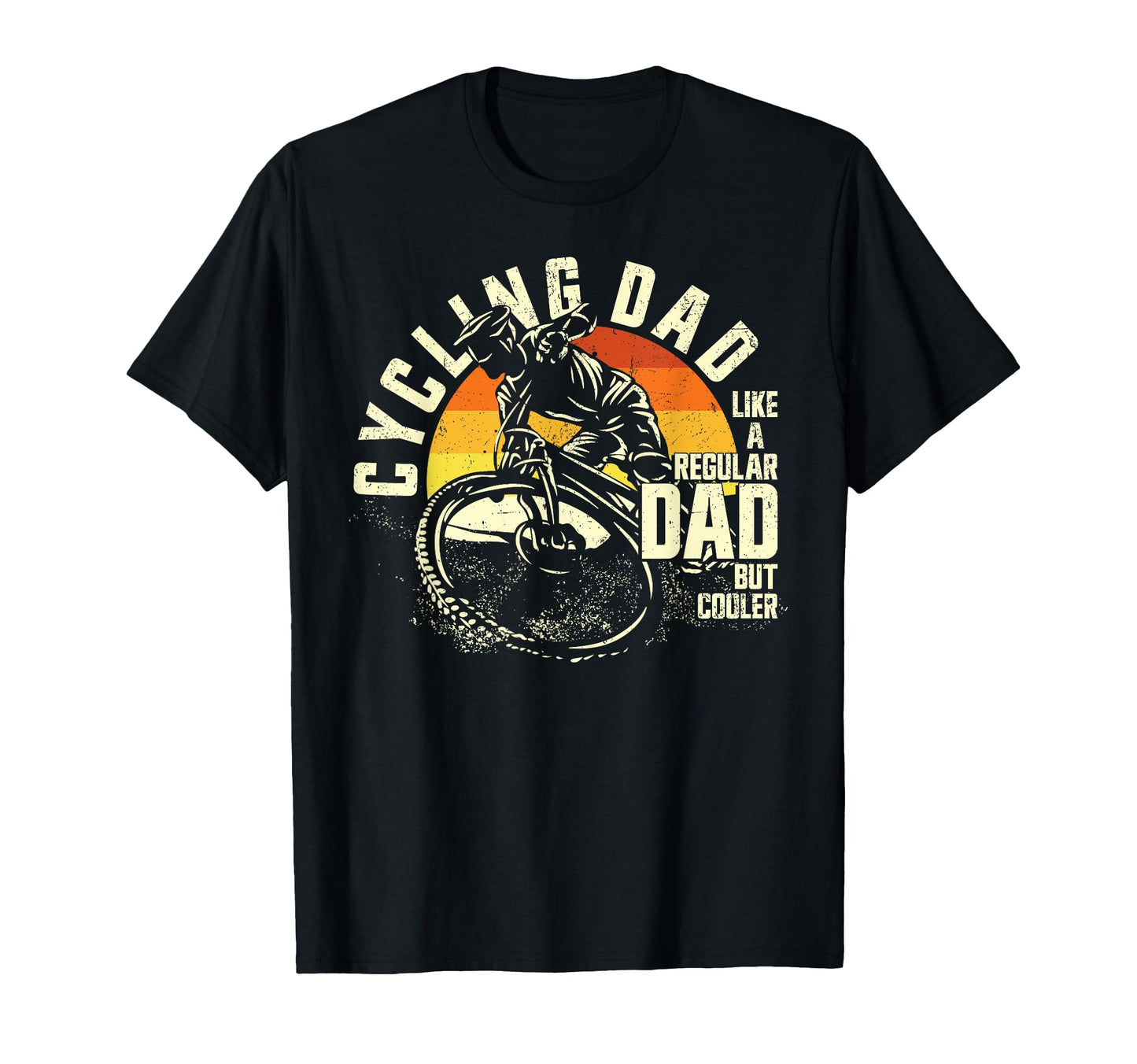 Cycling Dad Like Regular Dad But Cooler T-Shirt - Graphic Print for Adults - T-Shirt, Sweatshirt, Hoodie