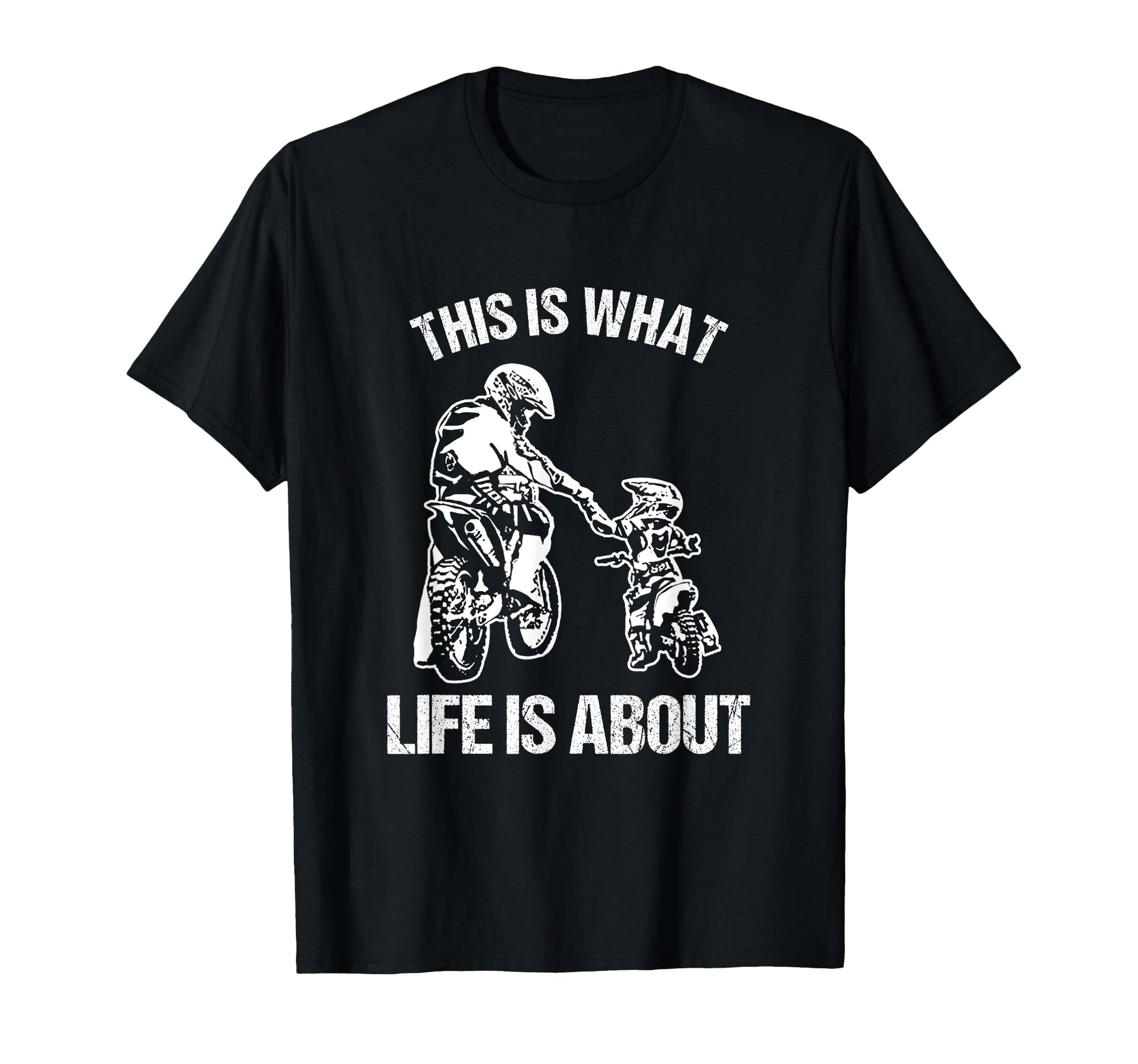 Motocross Dirt Bike Motorcycle Son Father T-Shirt - Trendy Graphic Unisex - T-Shirt, Sweatshirt, Hoodie
