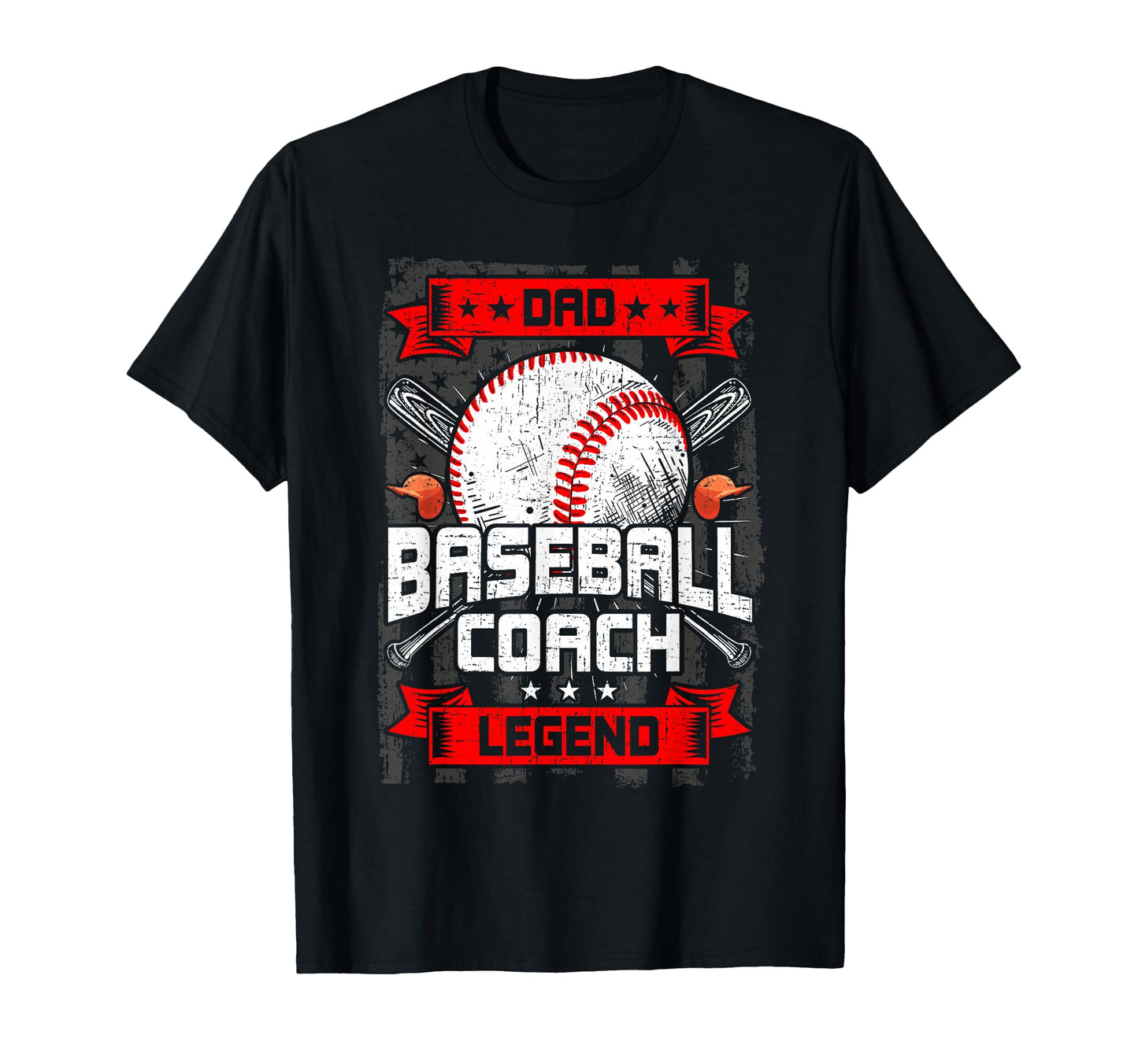 Dad Baseball Coach Legend Baseball Lover T-Shirt - Minimalist Print Unisex - T-Shirt, Sweatshirt, Hoodie
