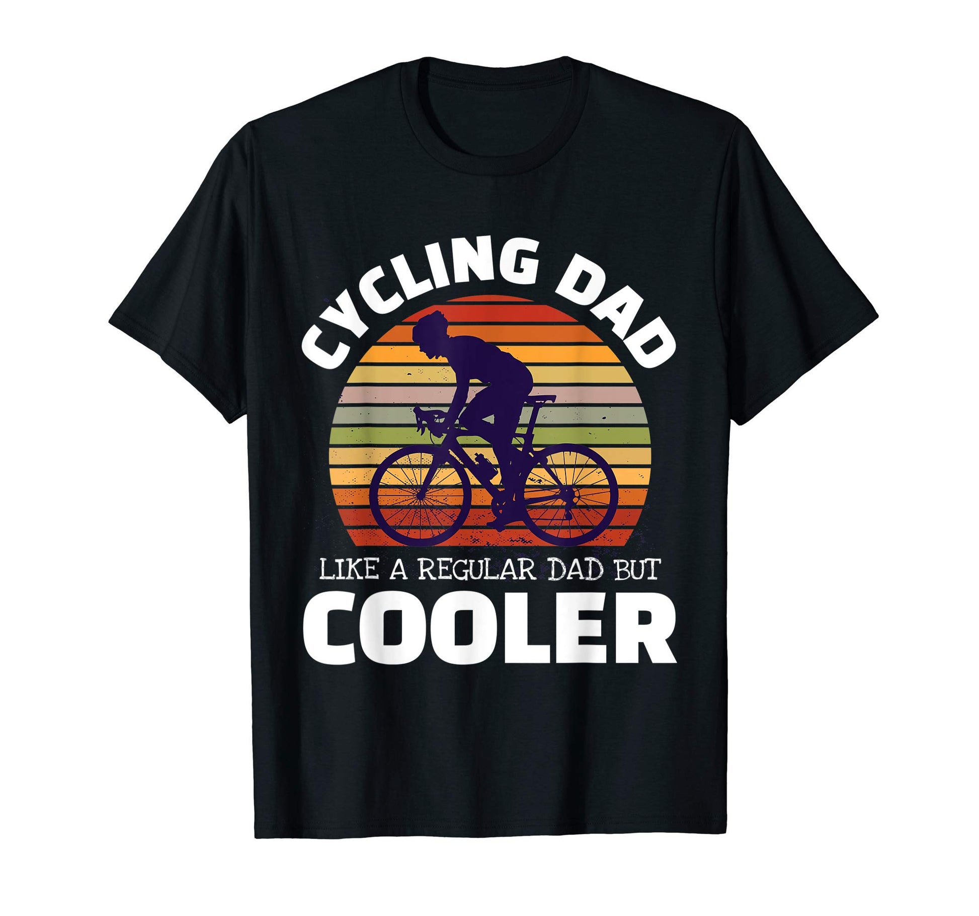 Mens Cycling Dad Like Regular Dad But T-Shirt - Minimalist Print Unisex - T-Shirt, Sweatshirt, Hoodie