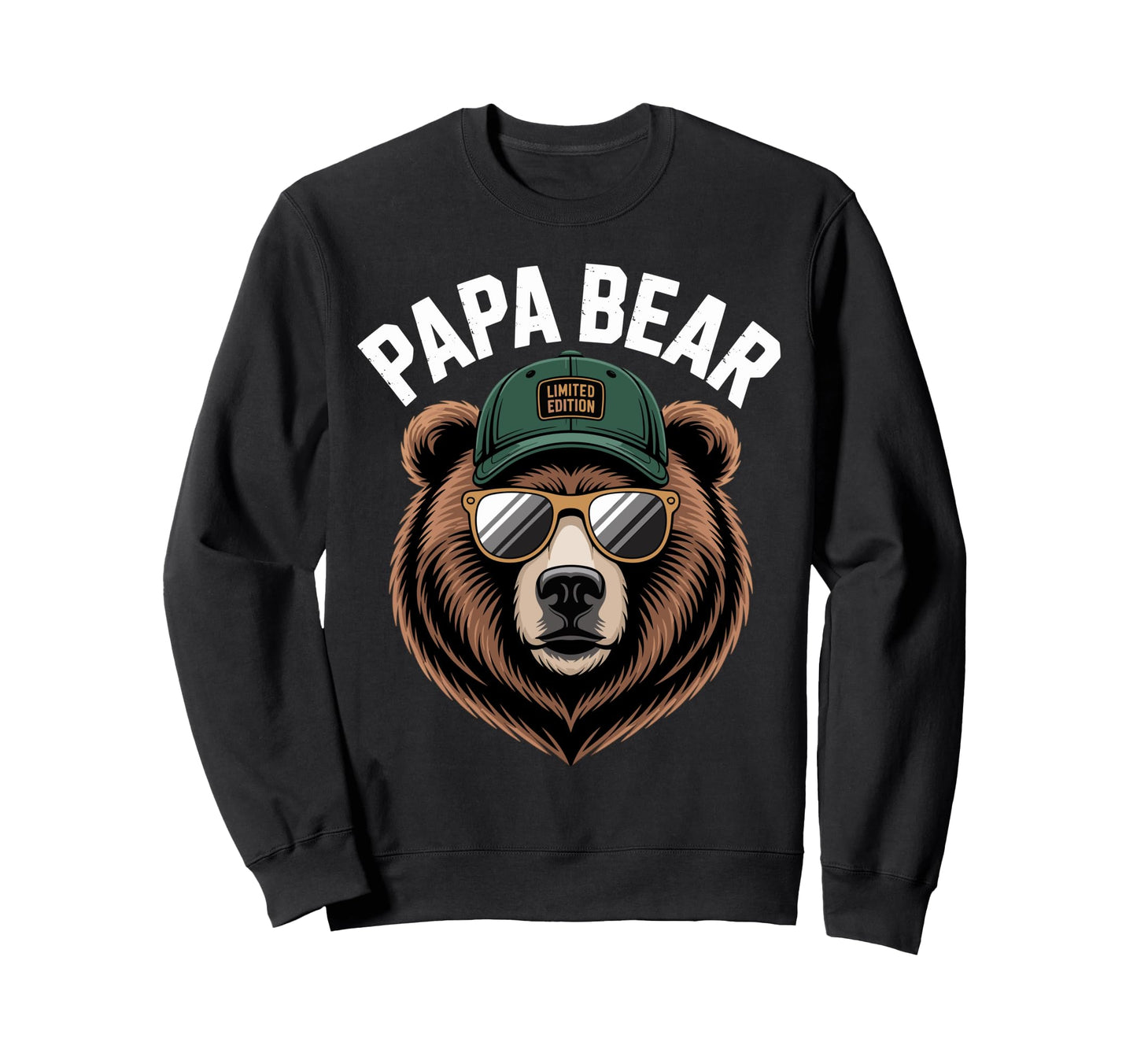 Strong Fathers Day Papa Bear Sweatshirt - Fun Novelty Design for Adults - T-Shirt, Sweatshirt, Hoodie