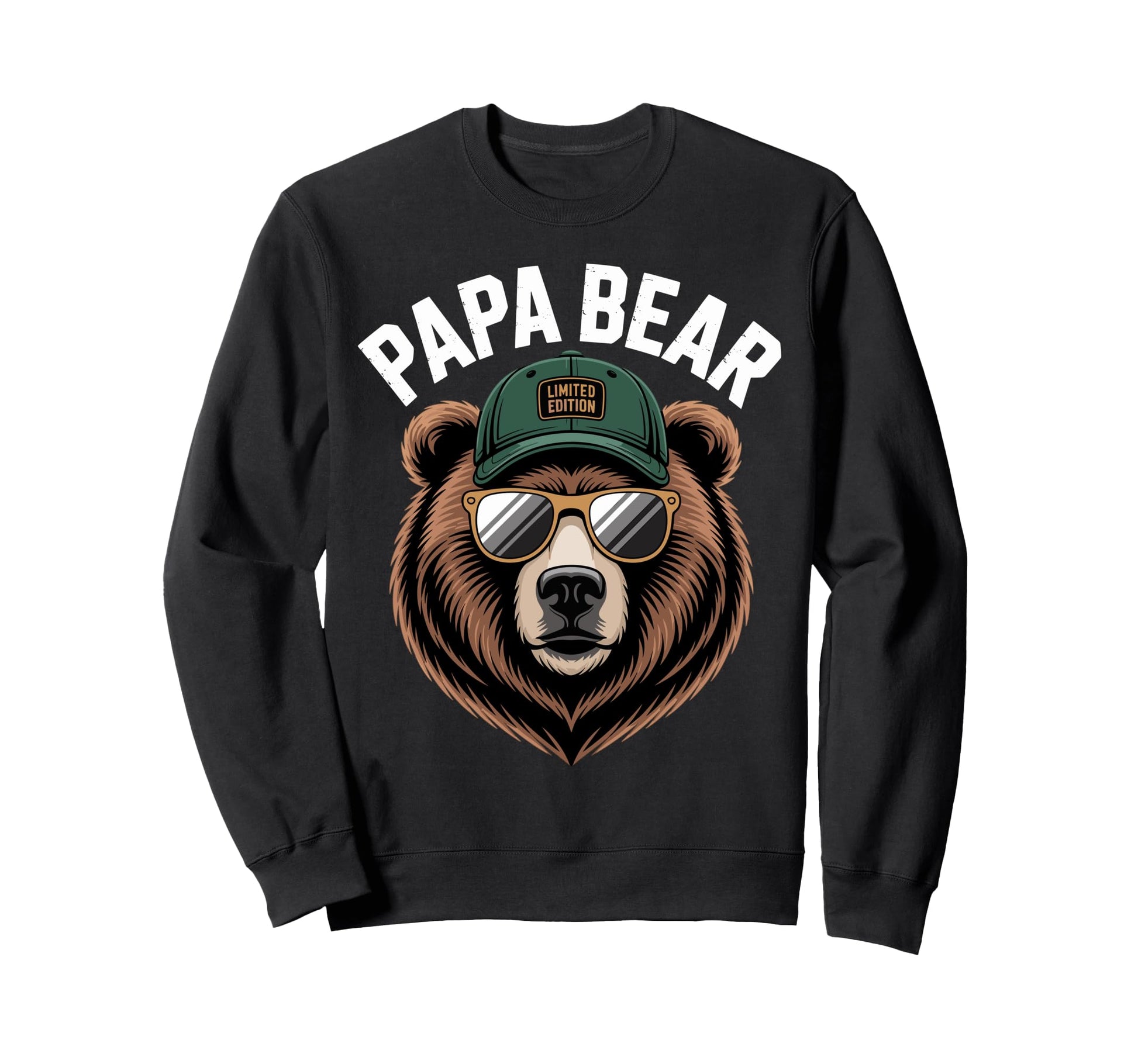 Strong Fathers Day Papa Bear Sweatshirt - Fun Novelty Design for Adults - T-Shirt, Sweatshirt, Hoodie