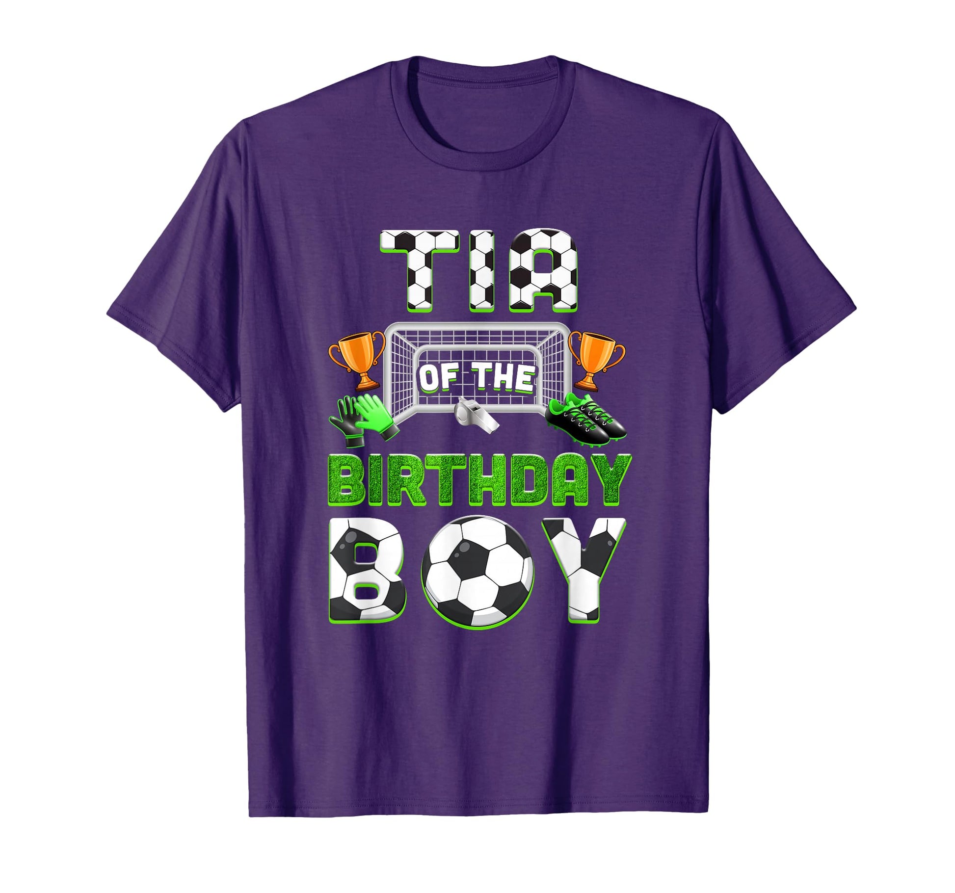 Tia Birthday Soccer Family Matching T-Shirt - Graphic Print for Adults - T-Shirt, Sweatshirt, Hoodie