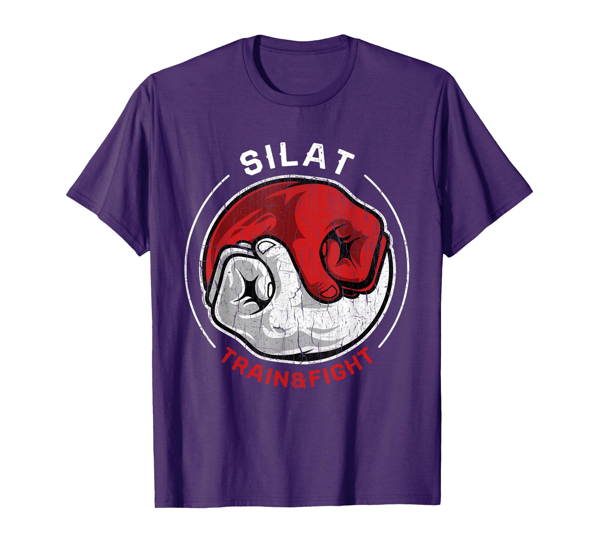 Martial Art Silat Train Fight Yin T-Shirt - Aesthetic Graphic Men Women - T-Shirt, Sweatshirt, Hoodie