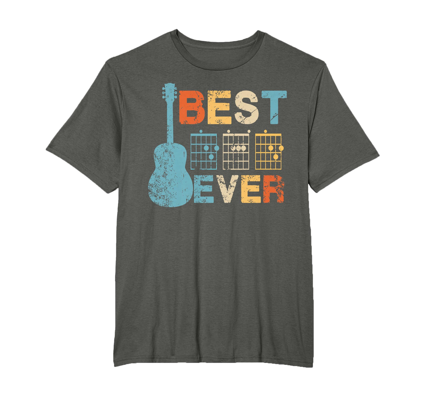 Best Dad Ever Guitar Chords Musician T-Shirt - Graphic Print for Adults - T-Shirt, Sweatshirt, Hoodie