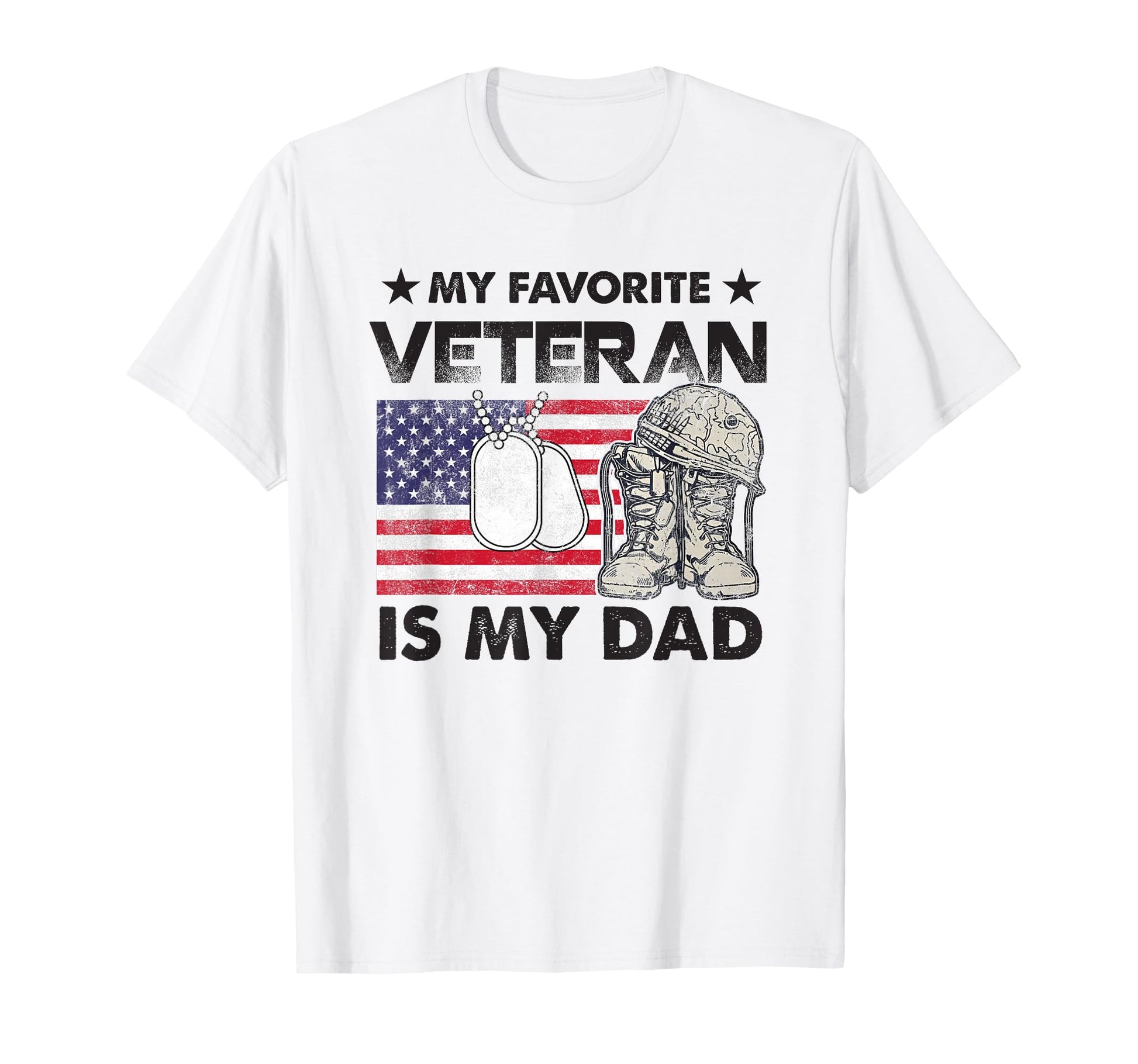 Father Veterans Day My Favorite Veteran T-Shirt - Graphic Print for Adults - T-Shirt, Sweatshirt, Hoodie