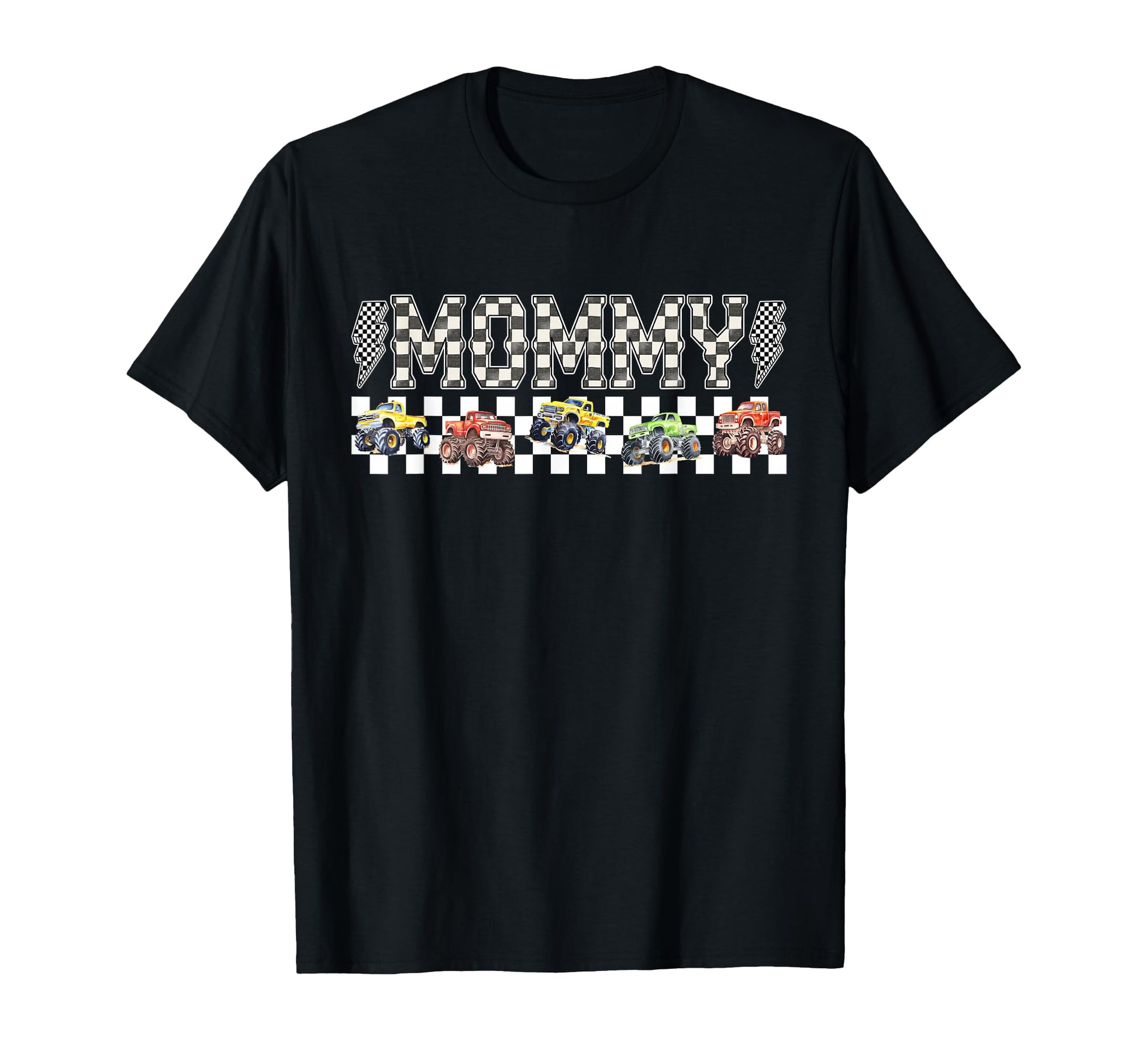 Mommy Monster Truck Family Crew T-Shirt - Fun Novelty Design Men Women - T-Shirt, Sweatshirt, Hoodie