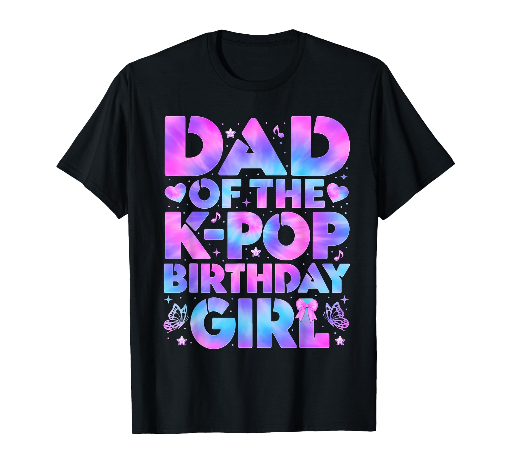 Dad K Pop Birthday Korean Pop T-Shirt - Minimalist Print for Adults - T-Shirt, Sweatshirt, Hoodie