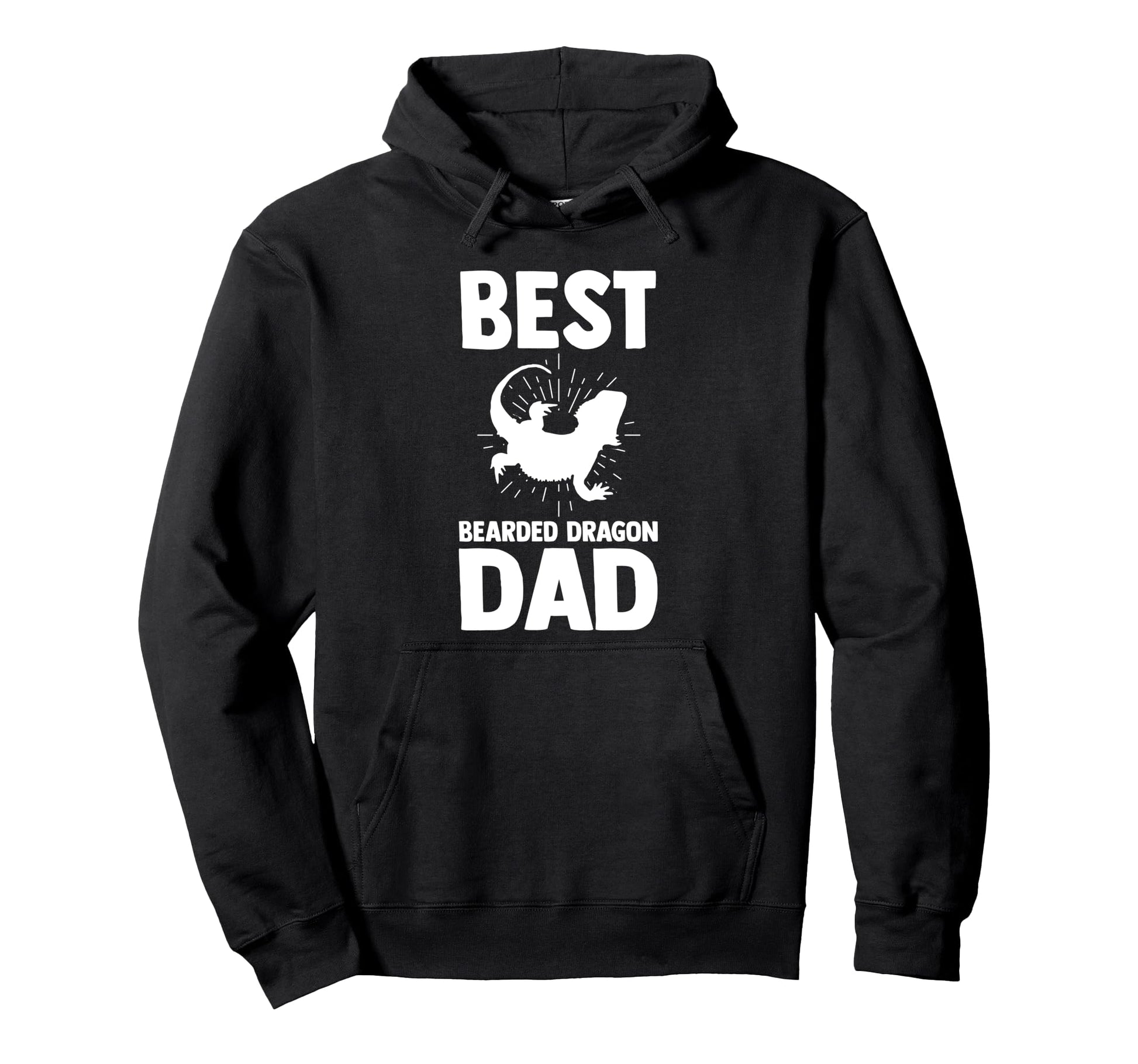 Best Bearded Dragon Dad Lizard Hoodie - Novelty Apparel Unisex - T-Shirt, Sweatshirt, Hoodie