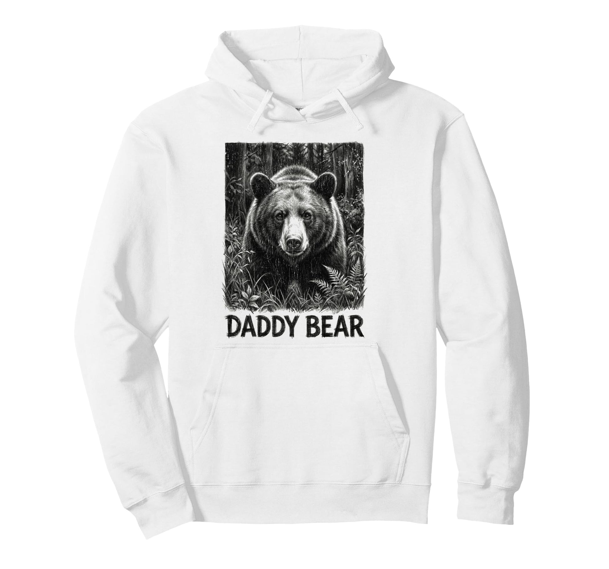 Daddy Bear Family Matching Dad Hoodie - Casual Everyday Wear for Adults - T-Shirt, Sweatshirt, Hoodie
