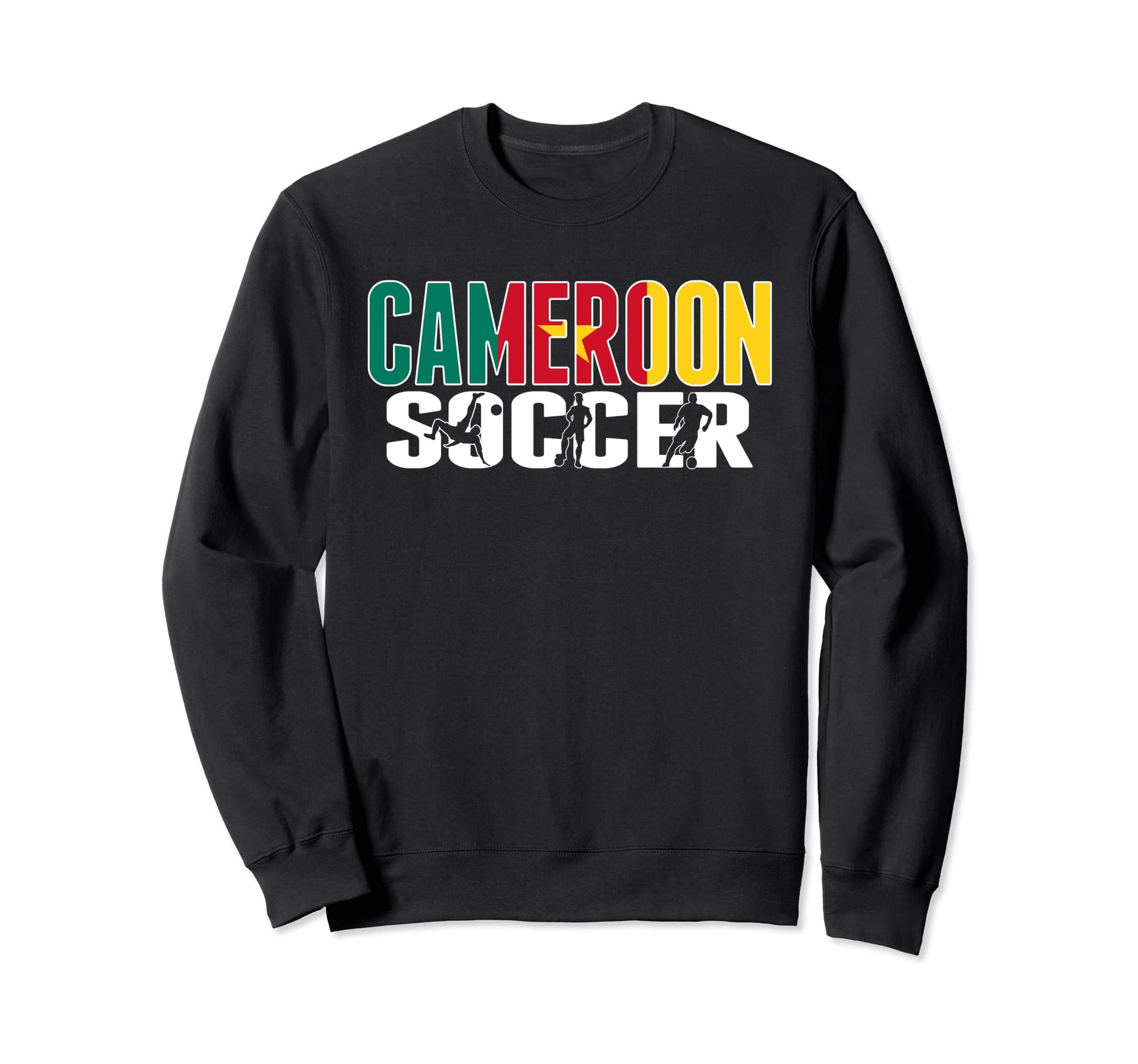 Cameroon Soccer Fans Jersey Sweatshirt - Unique Graphic for Adults - T-Shirt, Sweatshirt, Hoodie