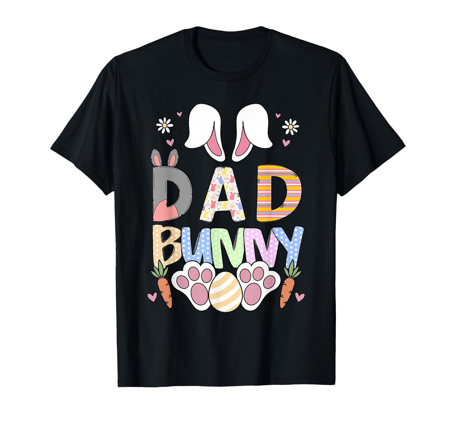 Dad Bunny Ears Easter Family Matching T-Shirt - Graphic Print for Adults - T-Shirt, Sweatshirt, Hoodie