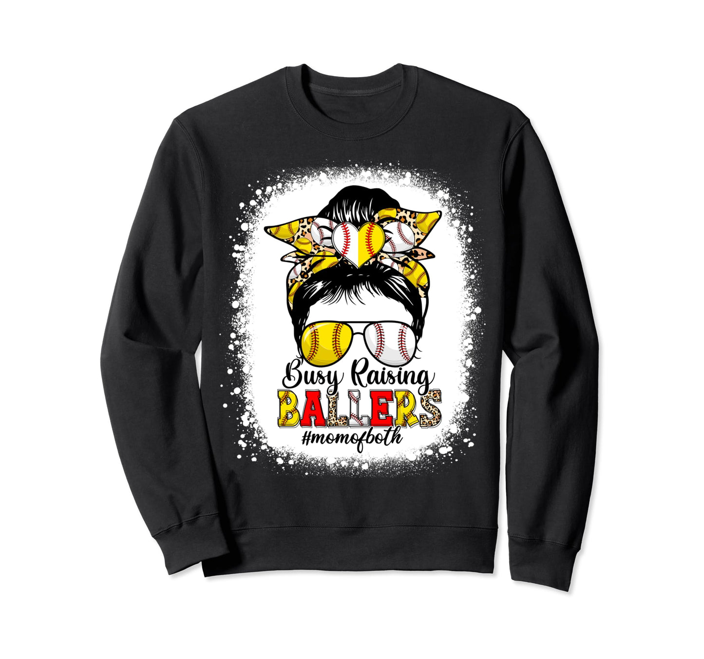 Busy Raising Ballers Baseball Sweatshirt - Novelty Apparel Men Women - T-Shirt, Sweatshirt, Hoodie