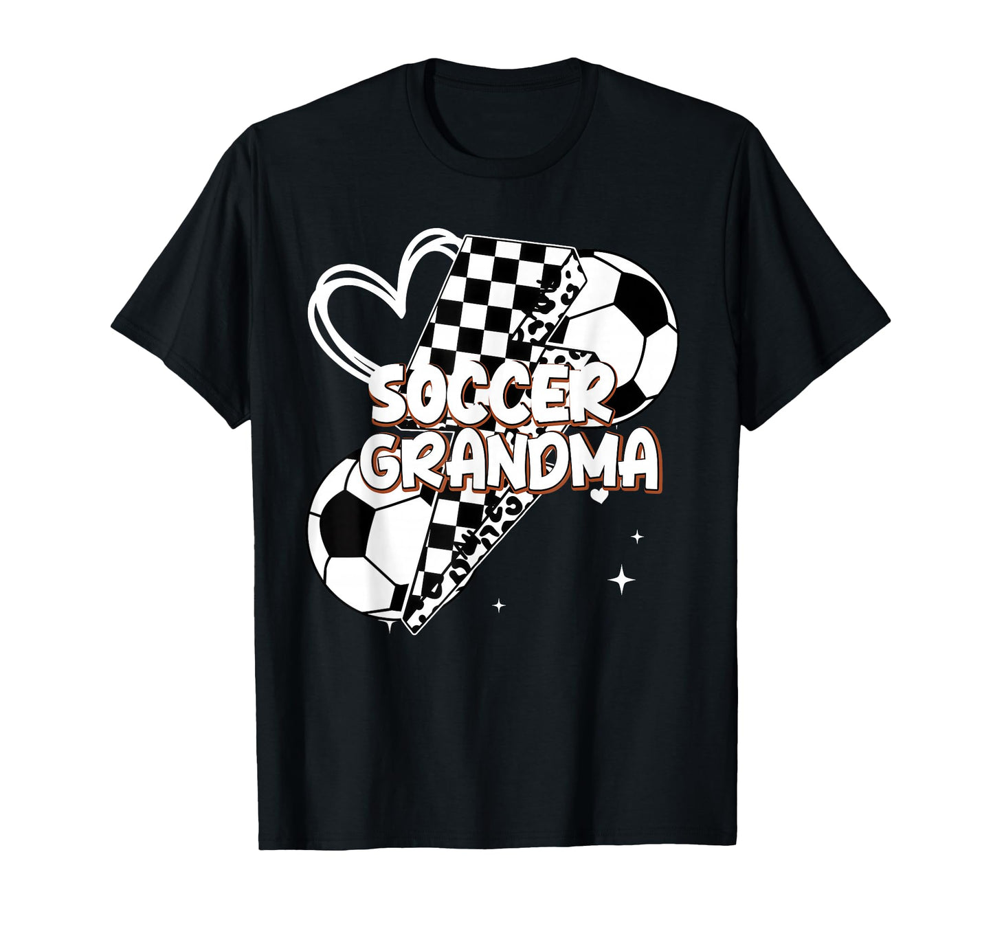 Soccer Grandma Nana Gigi Leopard T-Shirt - Trendy Graphic for Adults - T-Shirt, Sweatshirt, Hoodie