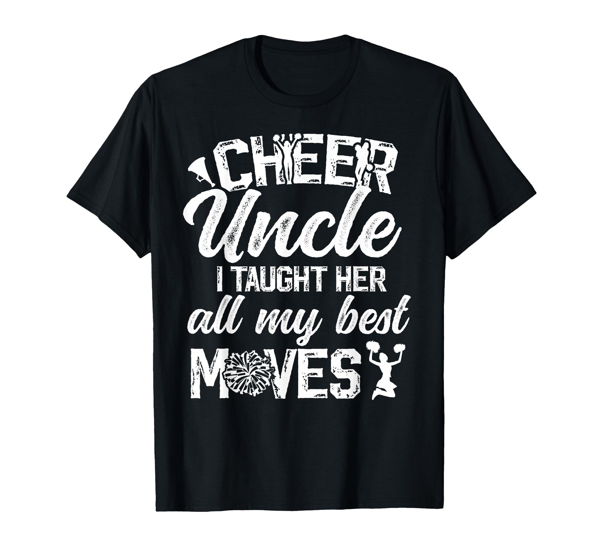 Cheer Uncle Proud Uncle Cheerleader T-Shirt - Aesthetic Graphic Men Women - T-Shirt, Sweatshirt, Hoodie