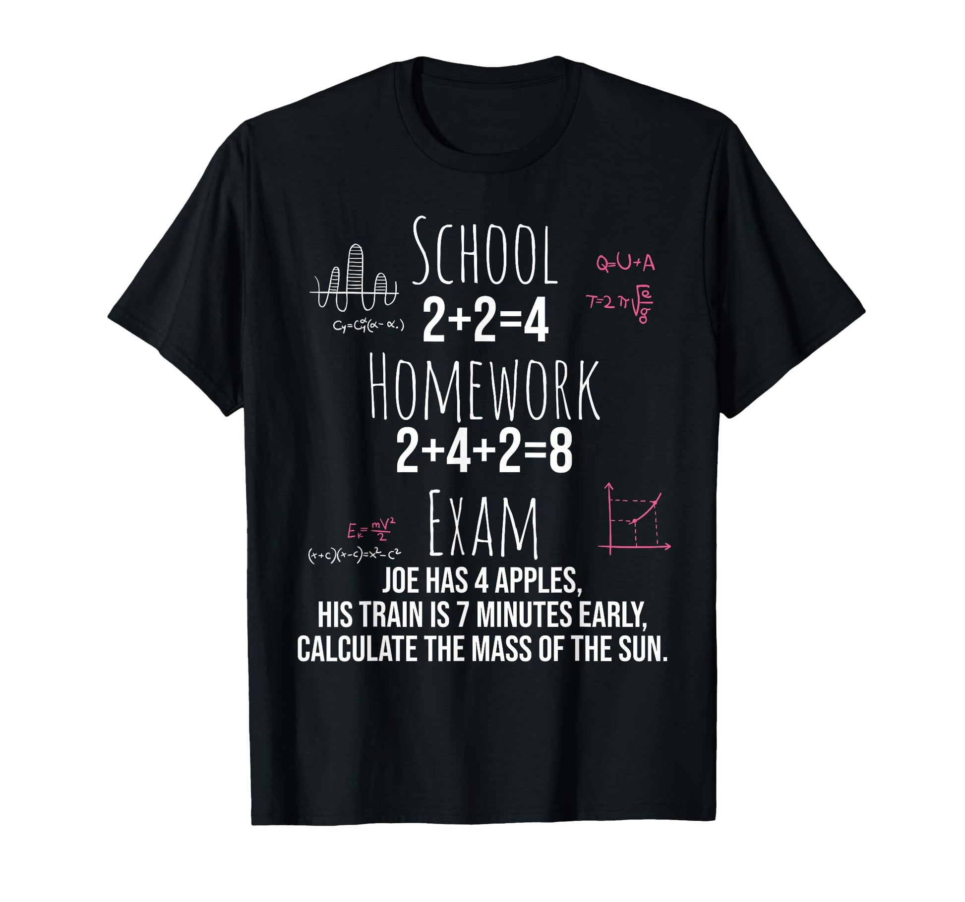 Funny Math Gift Teen Tween Teacher T-Shirt - Custom Art Print Men Women - T-Shirt, Sweatshirt, Hoodie