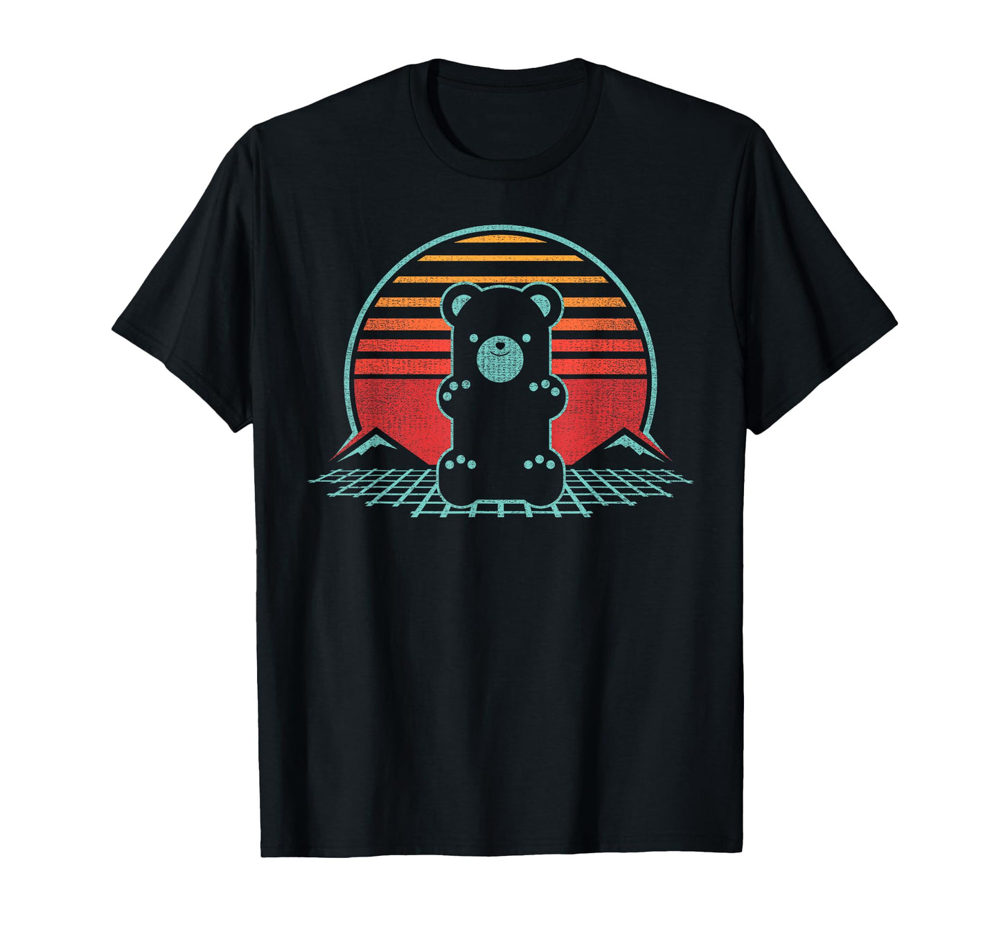 Gummy Bear 80S Gift T-Shirt - Aesthetic Graphic Unisex - T-Shirt, Sweatshirt, Hoodie