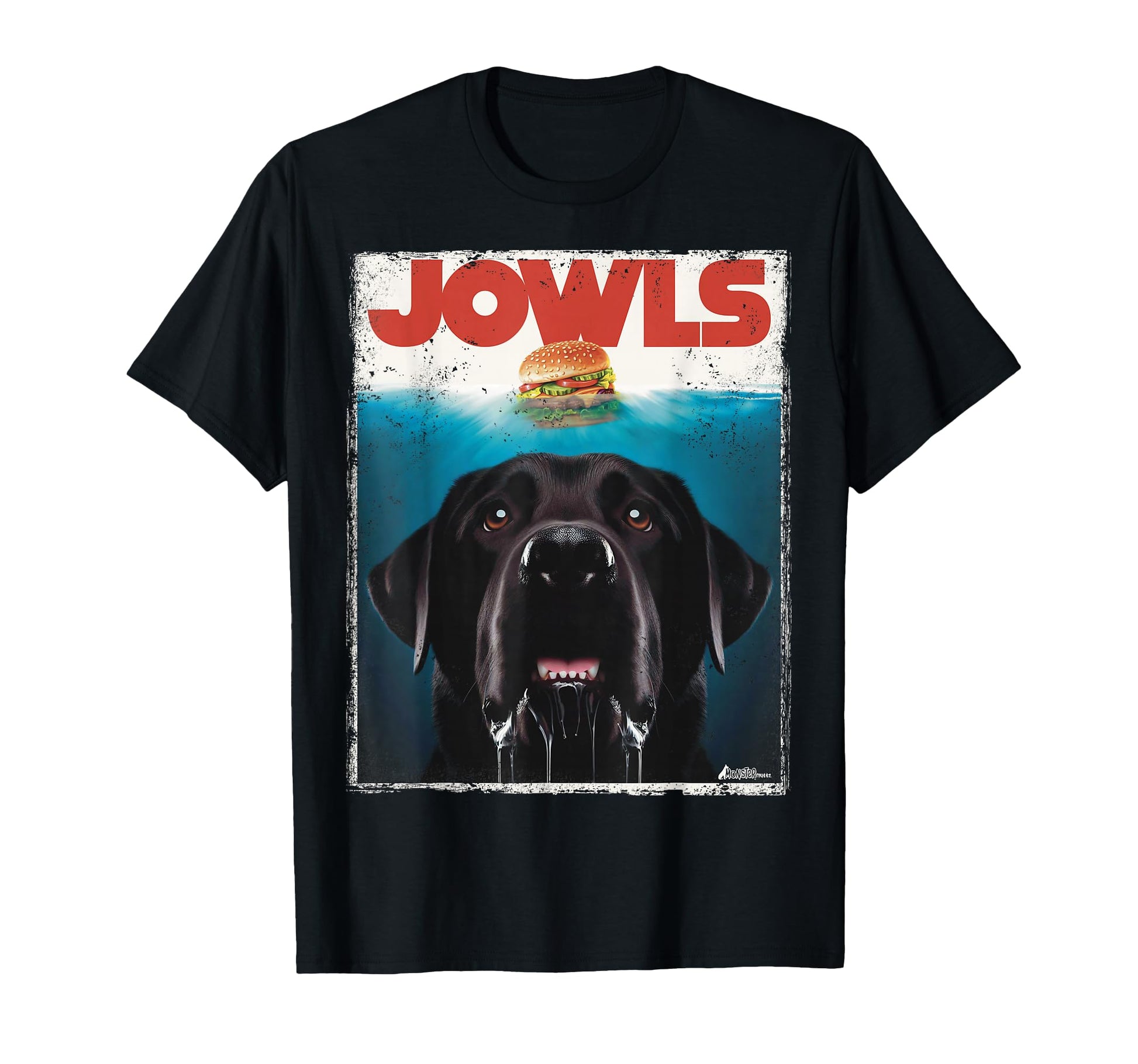 Funny Black Lab Jowls Labrador Retriever T-Shirt - Novelty Apparel Unisex - T-Shirt, Sweatshirt, Hoodie