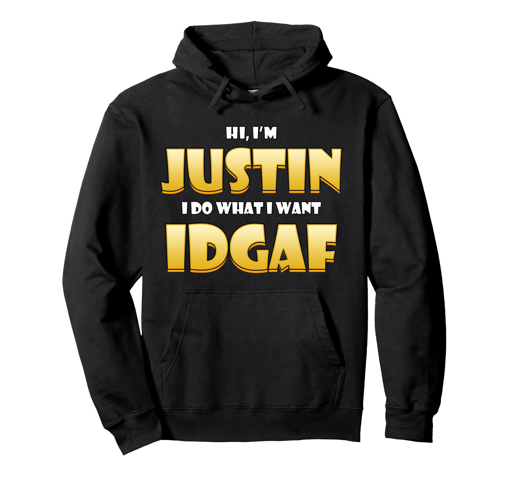 Justin Costume Idgaf Meme Personalized Hoodie - Unique Graphic for Adults - T-Shirt, Sweatshirt, Hoodie