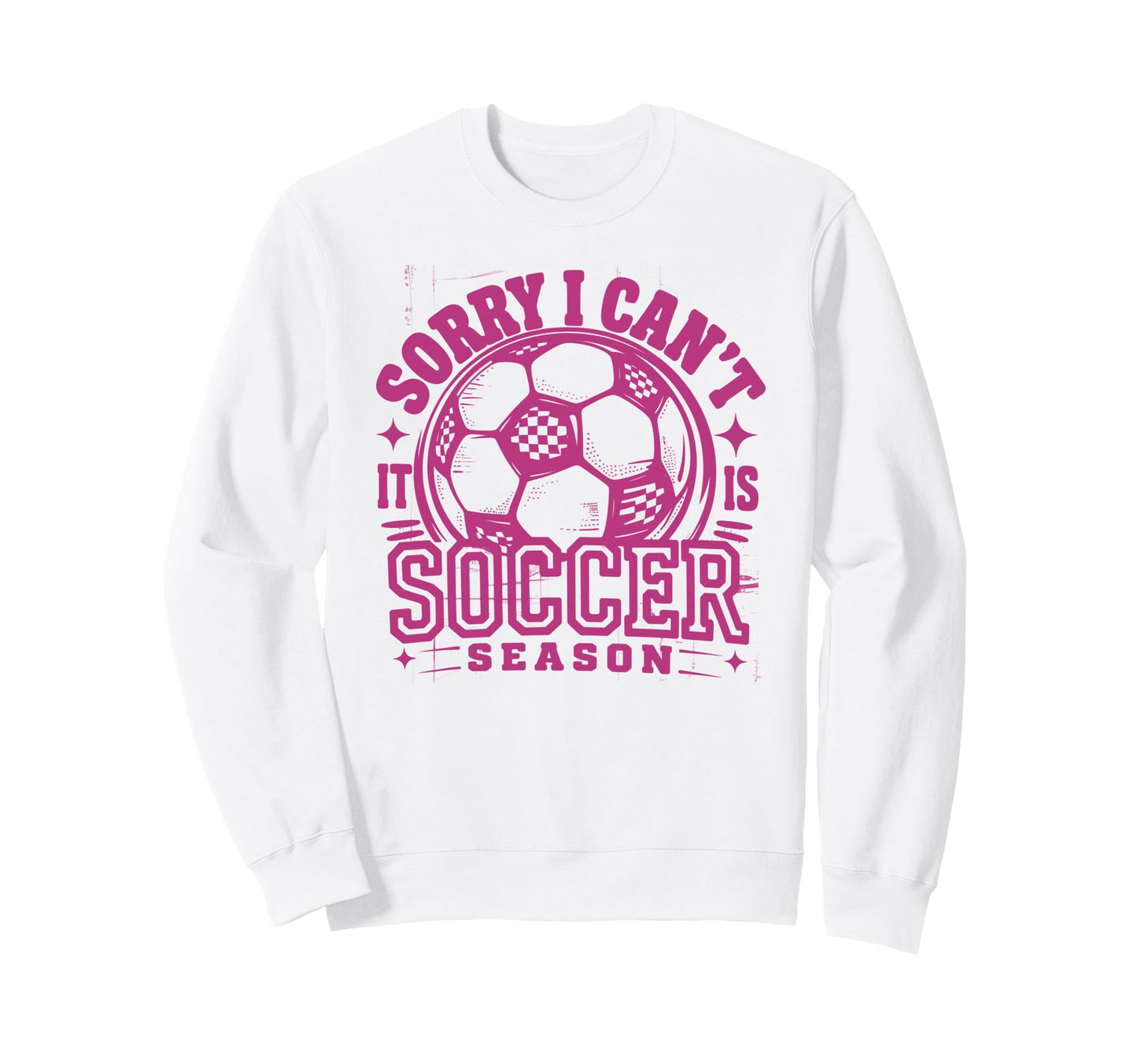 Sorry I Cant Soccer Mommy Mama Soccer Sweatshirt - Minimalist Print Unisex - T-Shirt, Sweatshirt, Hoodie