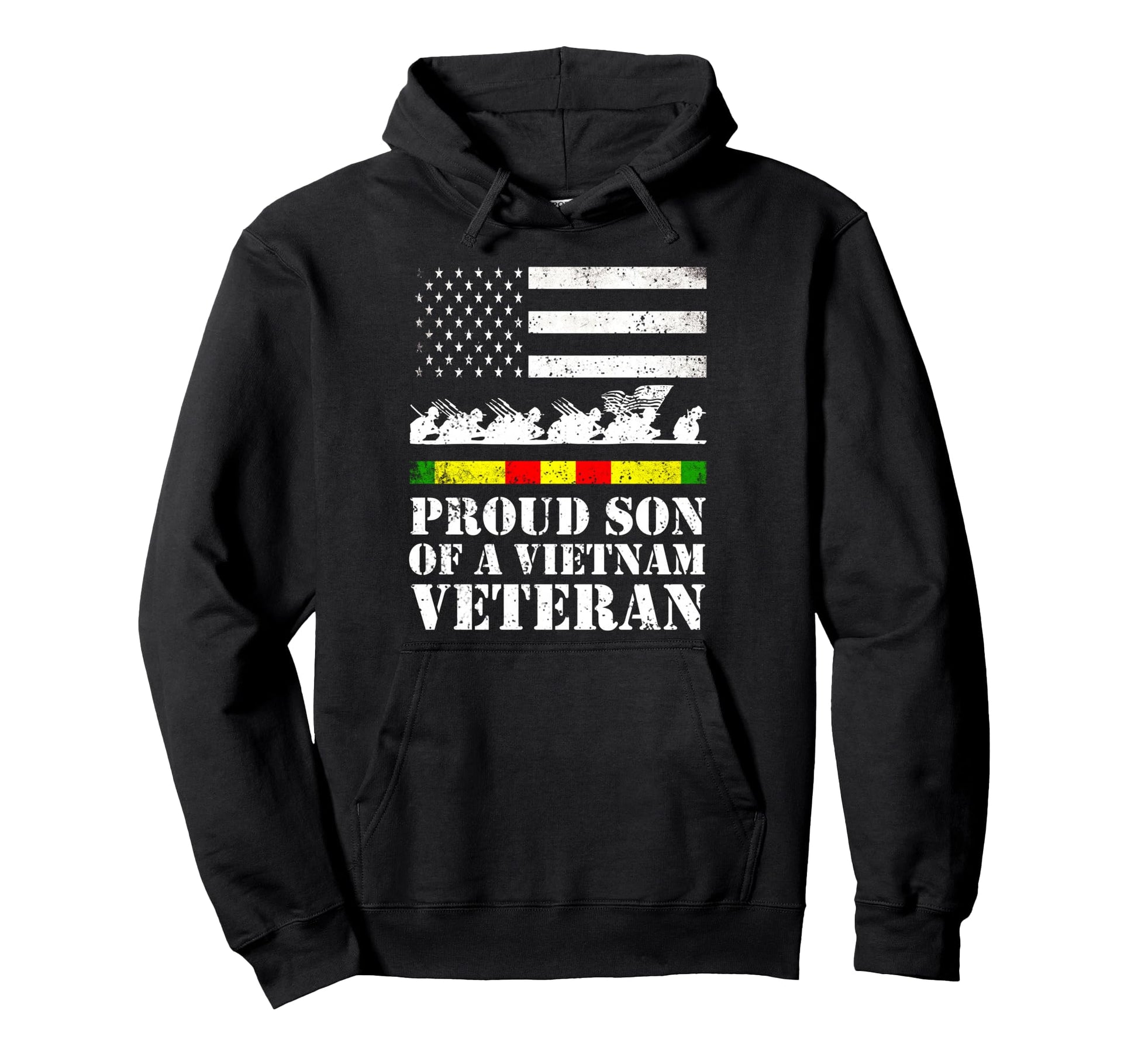 Proud Son Vietnam Veteran Hoodie - Minimalist Print Men Women - T-Shirt, Sweatshirt, Hoodie