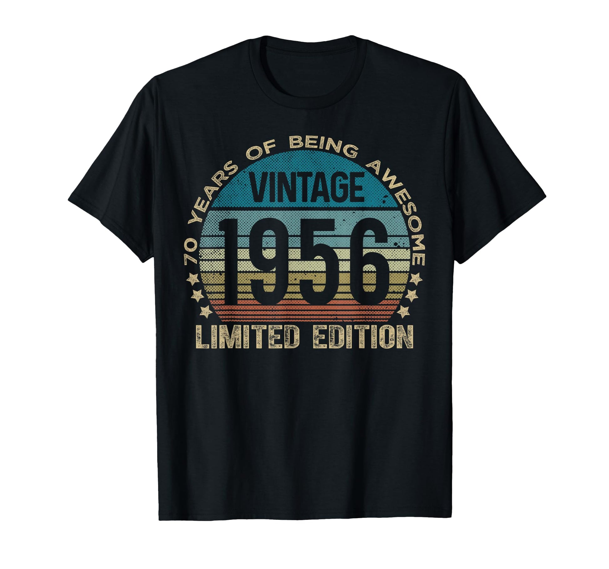 70 Year Old Gifts 1956 70Th Birthday T-Shirt - Aesthetic Graphic for Adults - T-Shirt, Sweatshirt, Hoodie