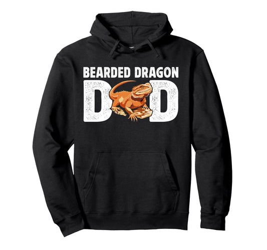 Bearded Dragon Dad Bearded Dragon Hoodie - Fun Novelty Design for Adults - T-Shirt, Sweatshirt, Hoodie