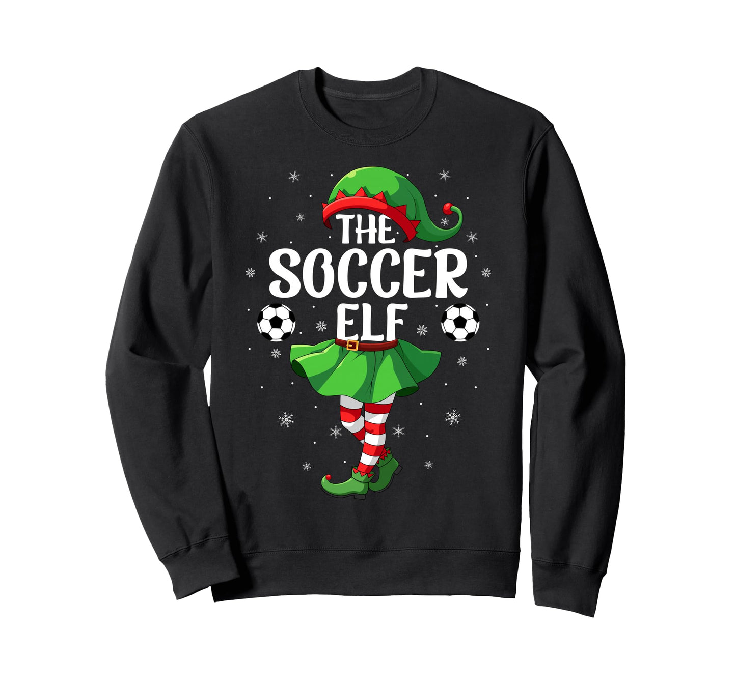 Soccer Elf Elf Squad Family Sweatshirt - Fun Novelty Design Unisex - T-Shirt, Sweatshirt, Hoodie