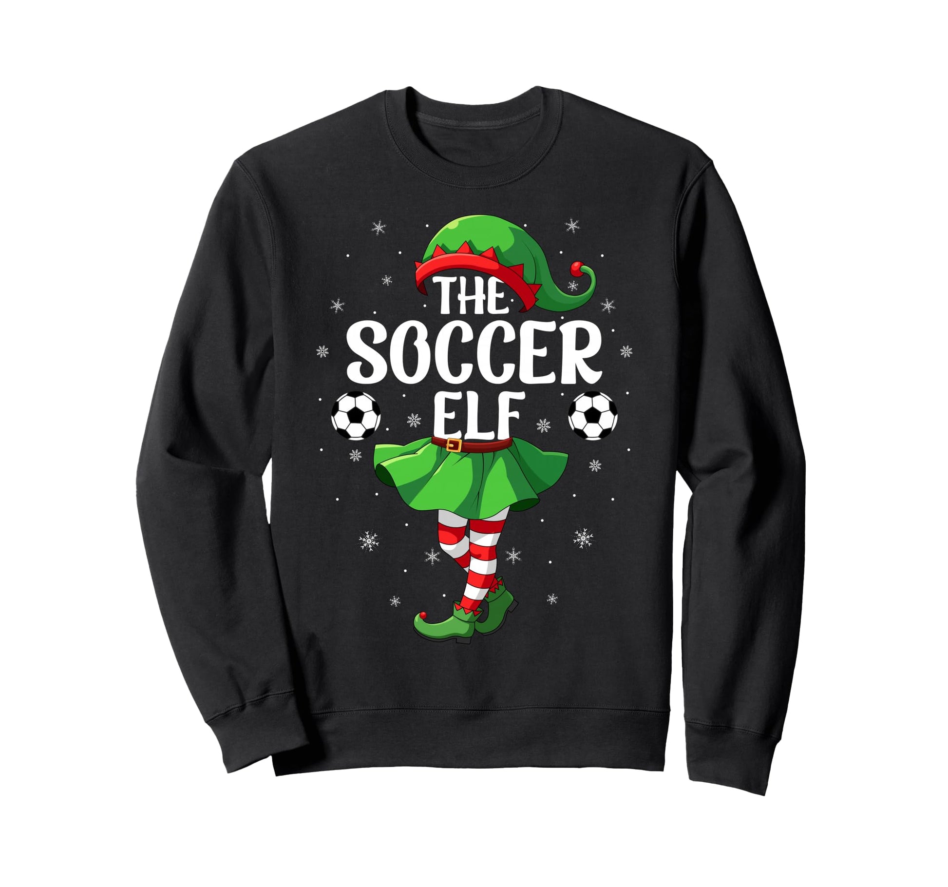 Soccer Elf Elf Squad Family Sweatshirt - Fun Novelty Design Unisex - T-Shirt, Sweatshirt, Hoodie