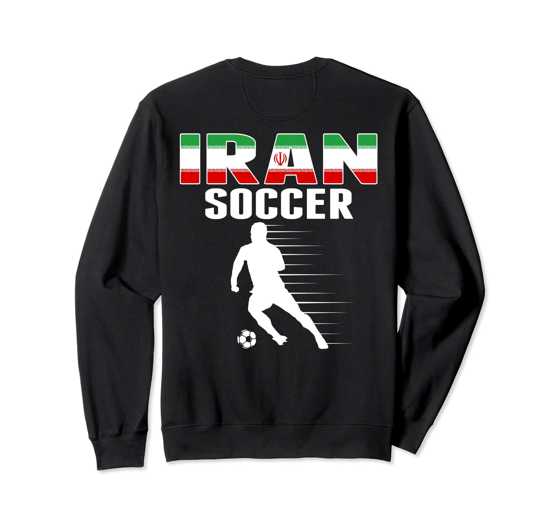 Iran Soccer Fans Jersey Proud Iranian Sweatshirt - Graphic Print Men Women - T-Shirt, Sweatshirt, Hoodie