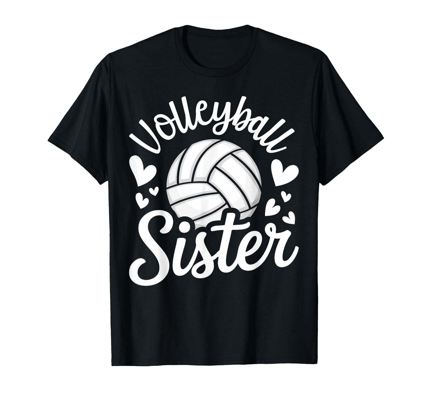 Volleyball Sister Player T-Shirt - Minimalist Print for Adults - T-Shirt, Sweatshirt, Hoodie