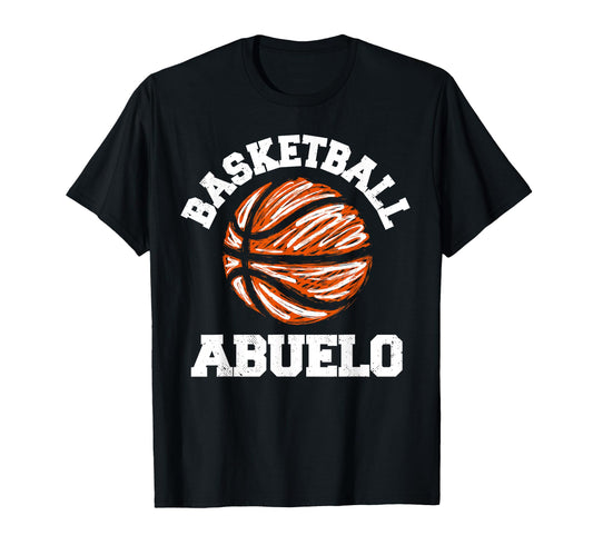 Basketball Abuelo Distressed T-Shirt - Casual Everyday Wear for Adults - T-Shirt, Sweatshirt, Hoodie