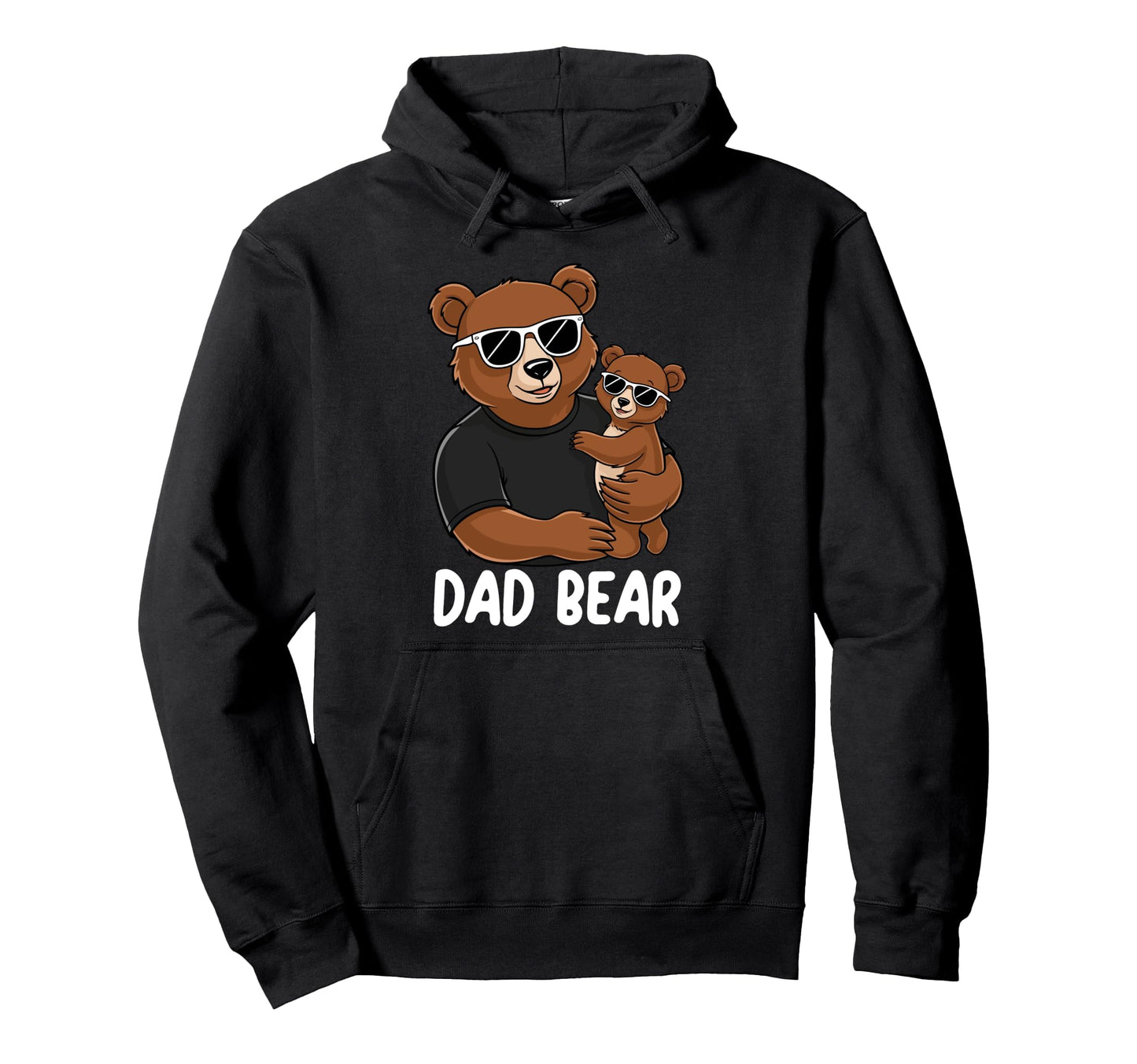 Funny Dad Bear Holding Bear Cub Papa Hoodie - Streetwear Style Men Women - T-Shirt, Sweatshirt, Hoodie