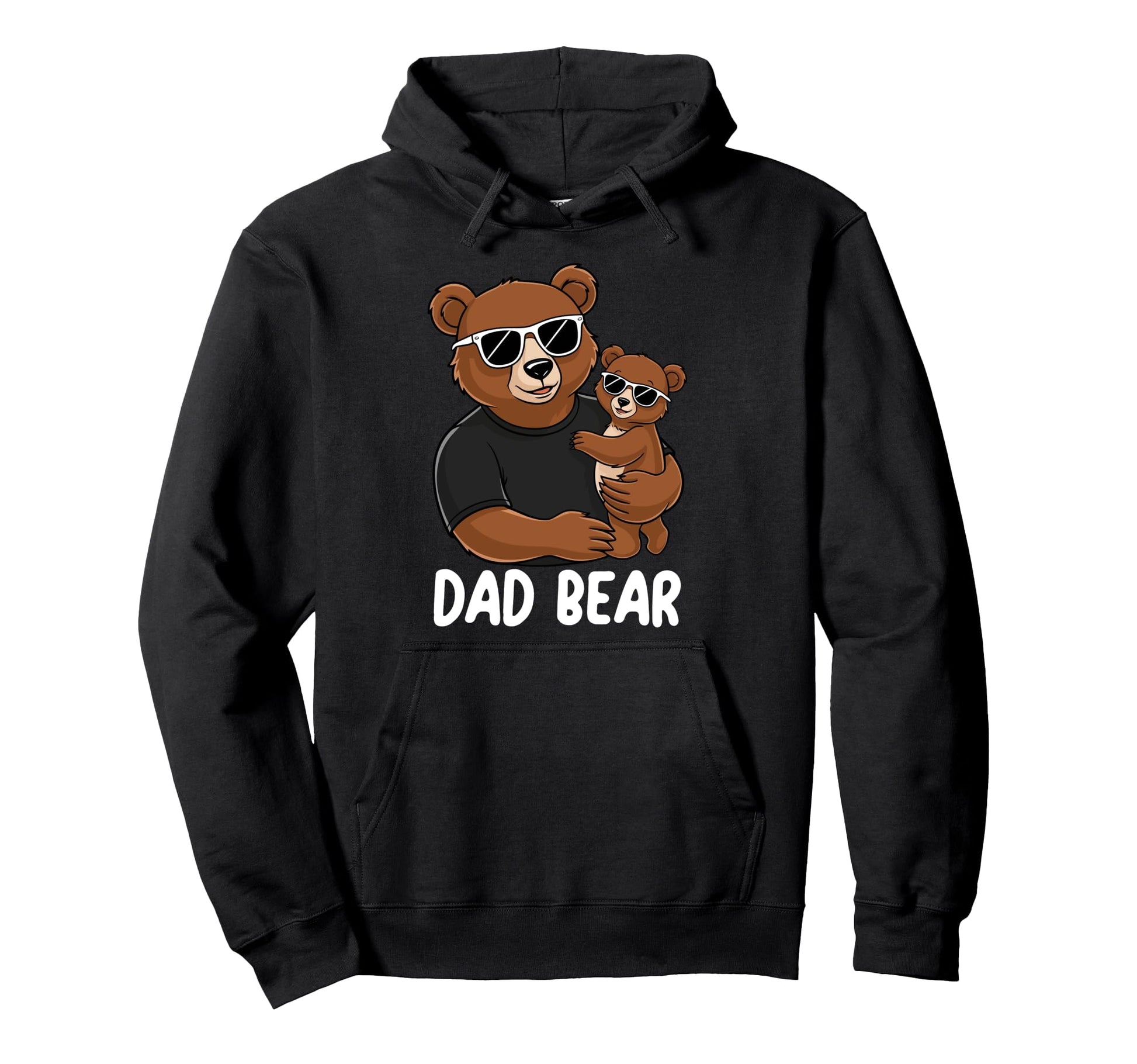 Funny Dad Bear Holding Bear Cub Papa Hoodie - Streetwear Style Men Women - T-Shirt, Sweatshirt, Hoodie