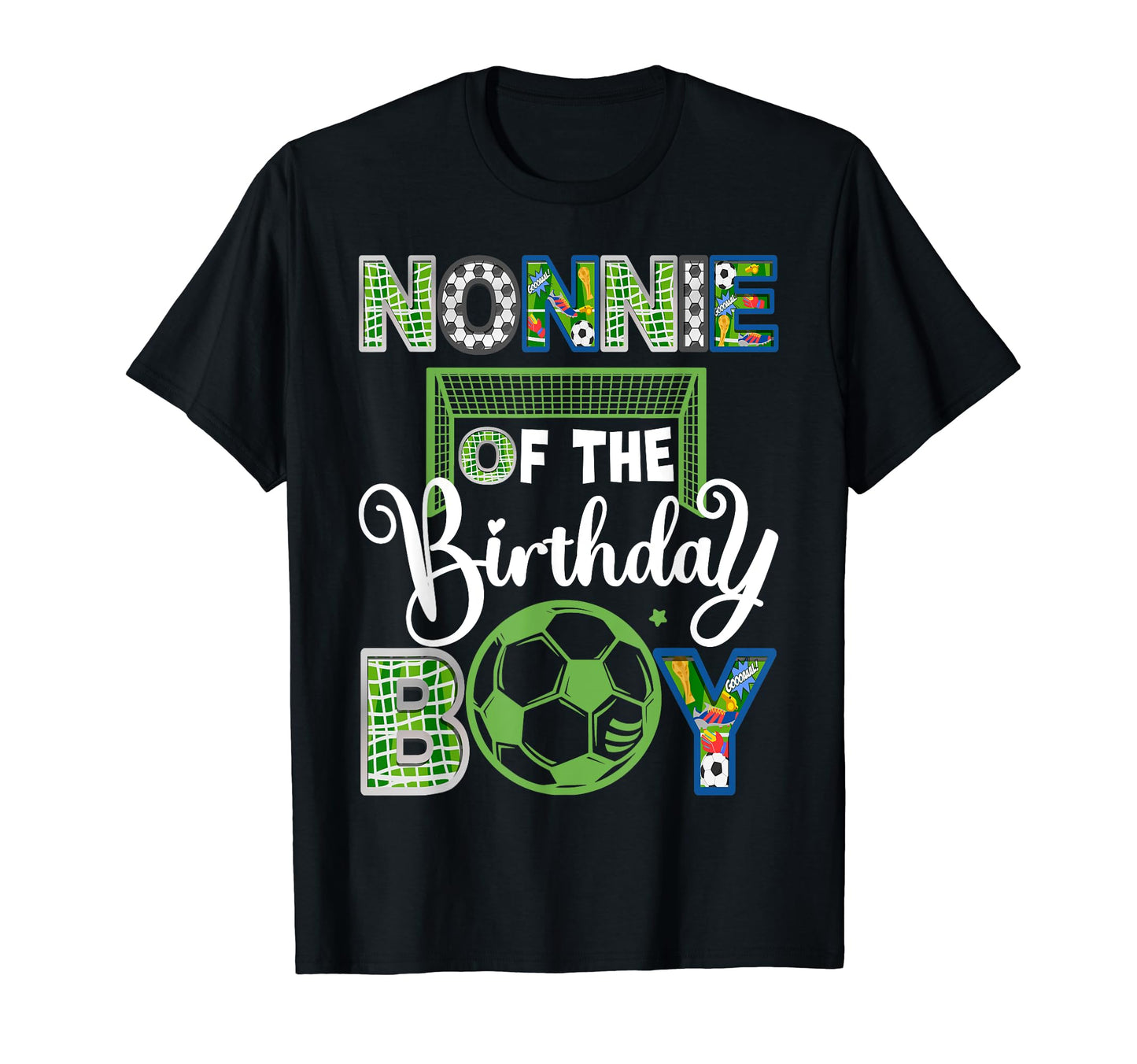 Nonnie Birthday Soccer Baller Birthday T-Shirt - Custom Art Print Men Women - T-Shirt, Sweatshirt, Hoodie