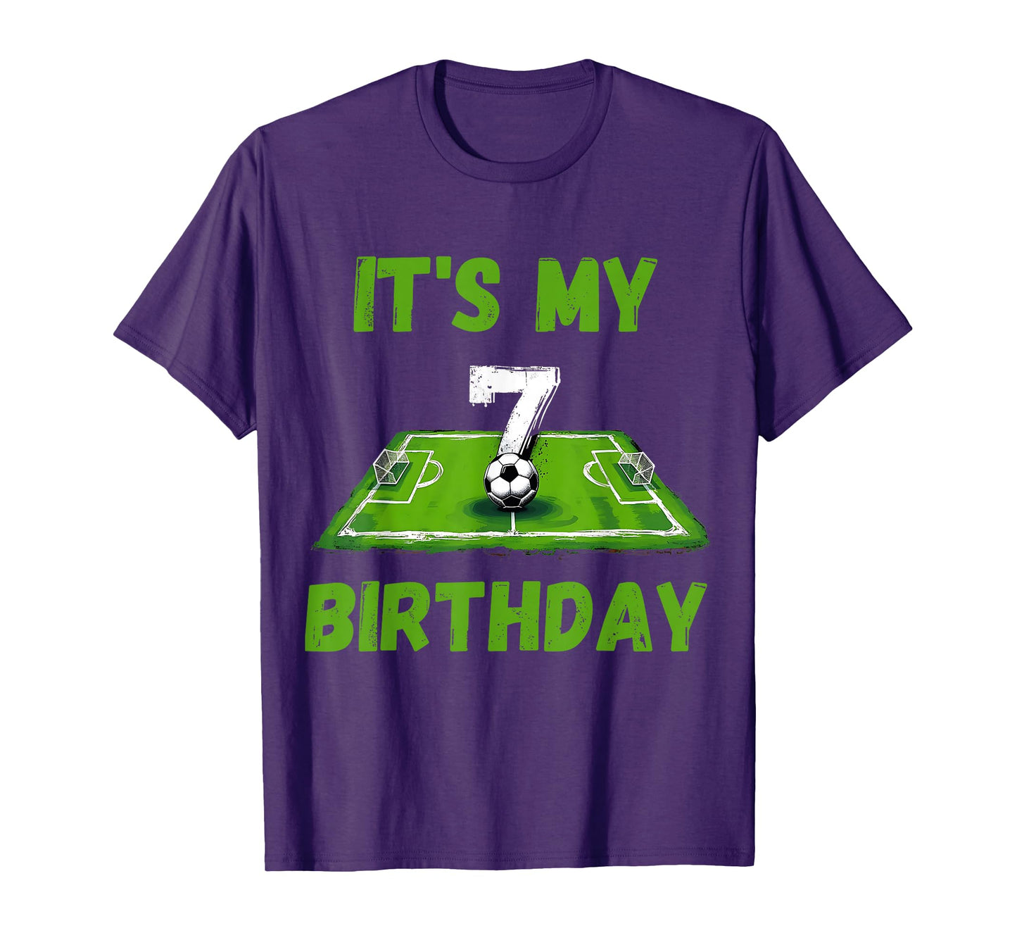 Its My 7Th Birthday Soccer Football 7 T-Shirt - Novelty Apparel Men Women - T-Shirt, Sweatshirt, Hoodie