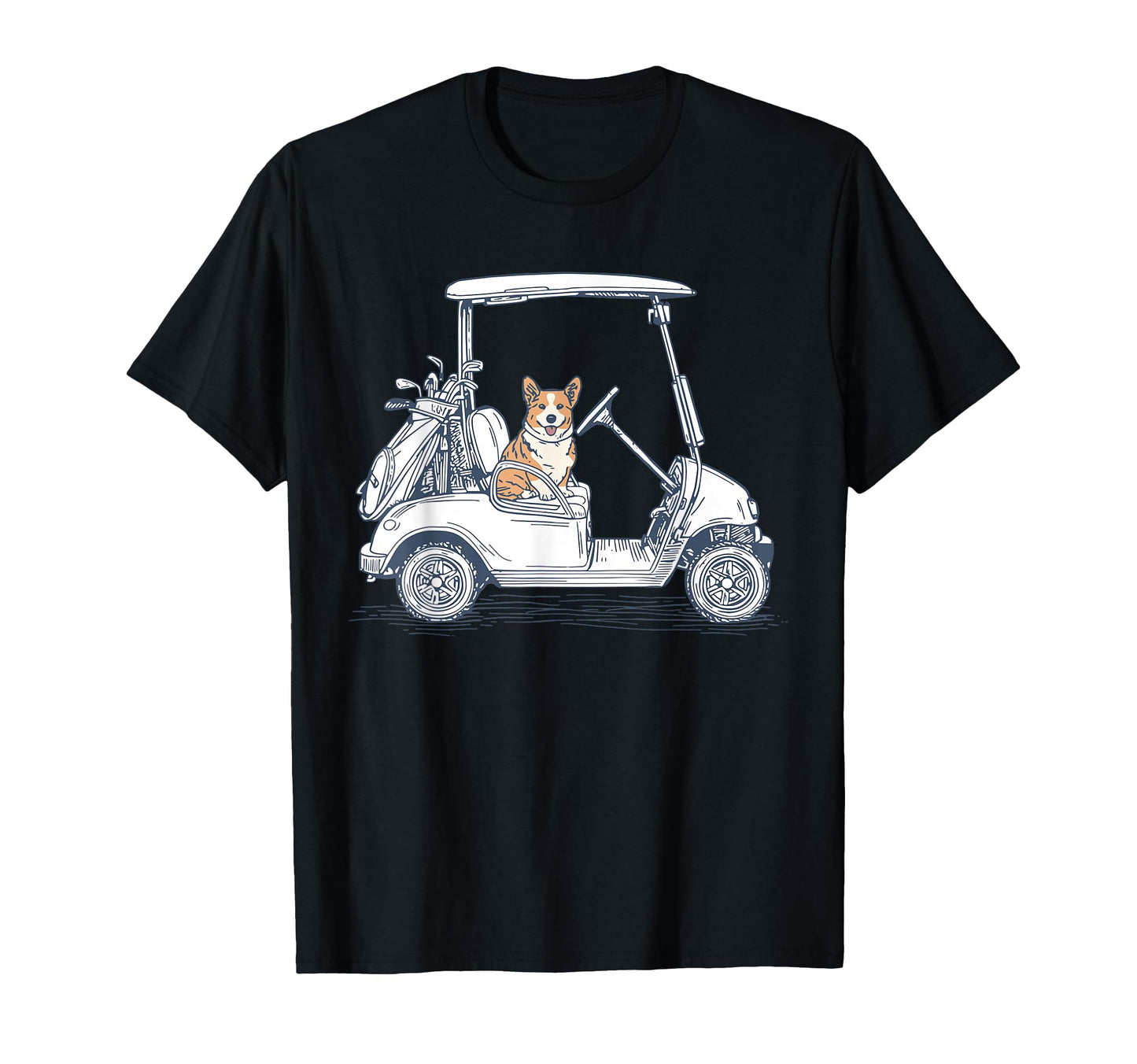 Corgi Dad Golf Club Funny Dog Drive T-Shirt - Aesthetic Graphic Men Women - T-Shirt, Sweatshirt, Hoodie