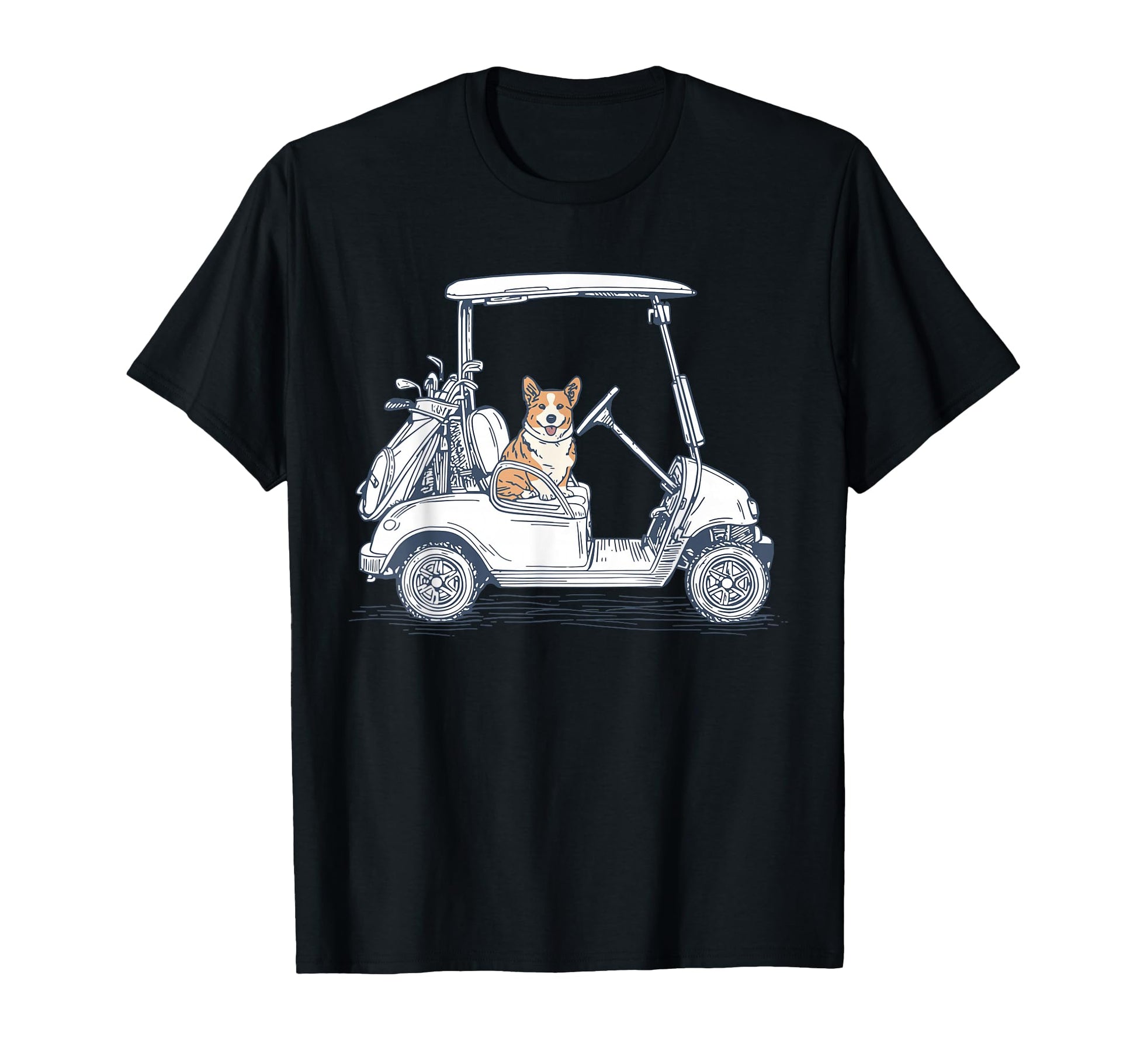 Corgi Dad Golf Club Funny Dog Drive T-Shirt - Aesthetic Graphic Men Women - T-Shirt, Sweatshirt, Hoodie