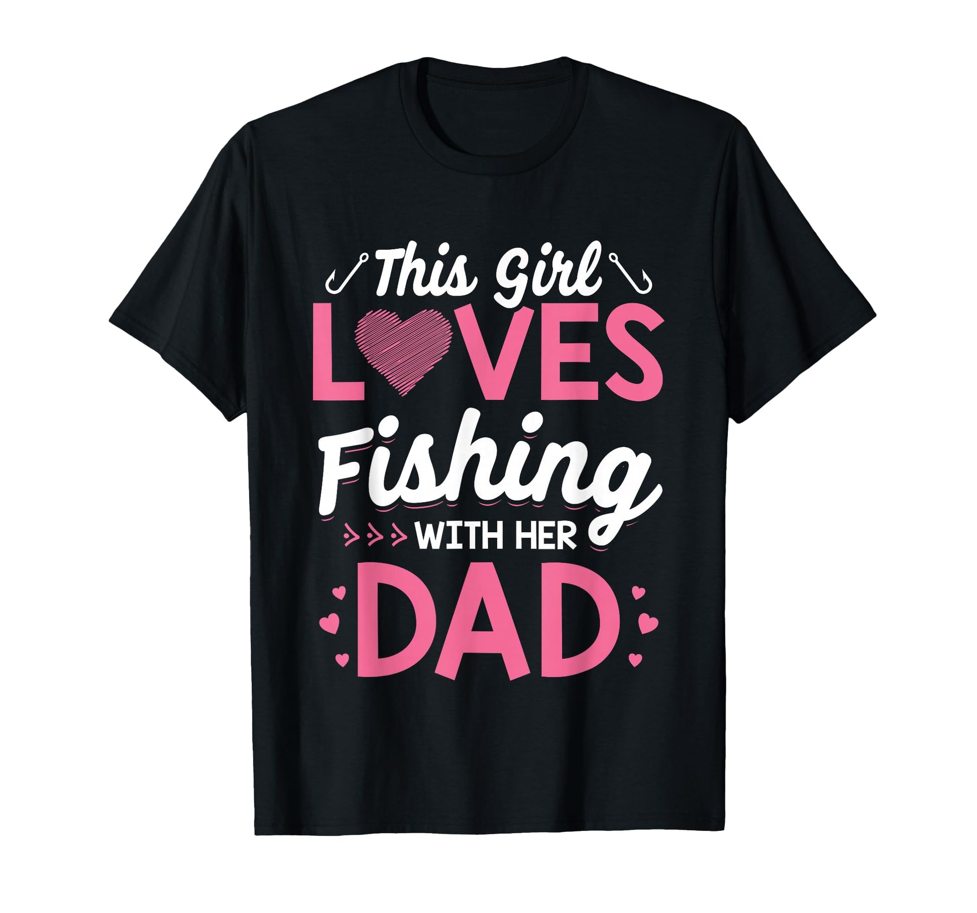 Daughter Fishing Dad Daughter Matching T-Shirt - Novelty Apparel Men Women - T-Shirt, Sweatshirt, Hoodie