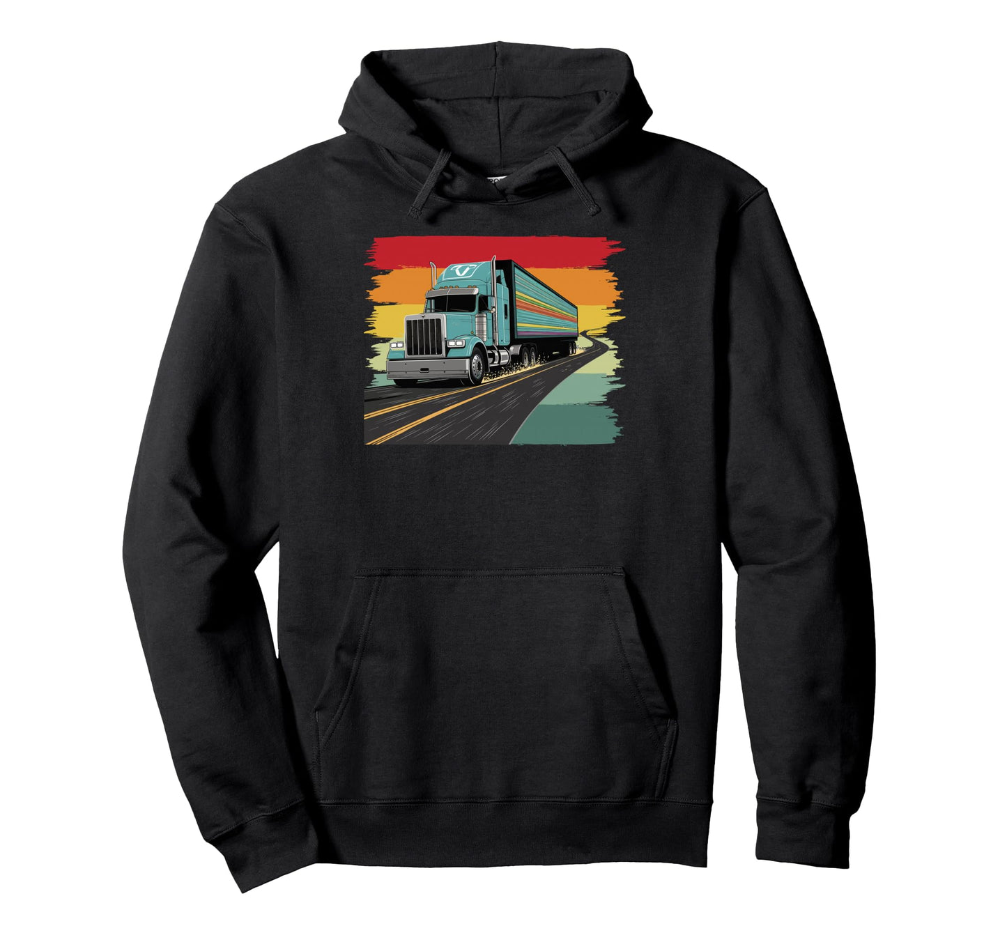 Best Truck Driver Art Dad Papa Hoodie - Streetwear Style for Adults - T-Shirt, Sweatshirt, Hoodie