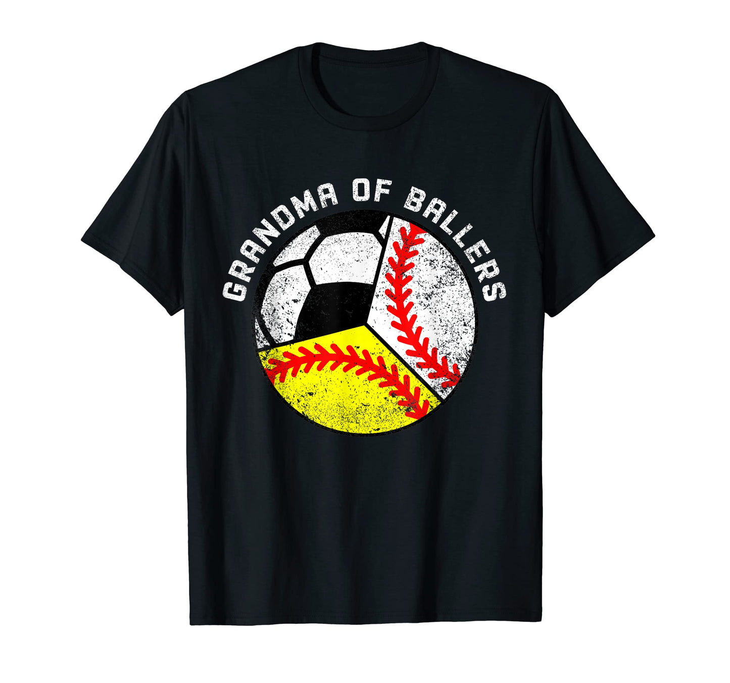 Grandma Ballers Funny Baseball T-Shirt - Casual Everyday Wear Unisex - T-Shirt, Sweatshirt, Hoodie