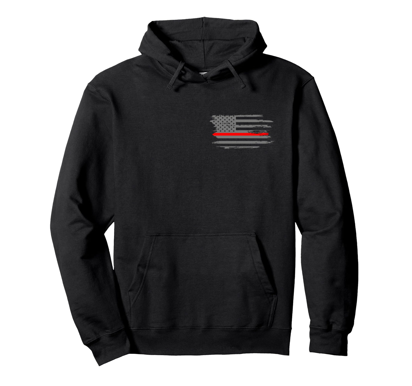 Thin Red Line Fireman Fire Rescue Hoodie - Streetwear Style for Adults - T-Shirt, Sweatshirt, Hoodie