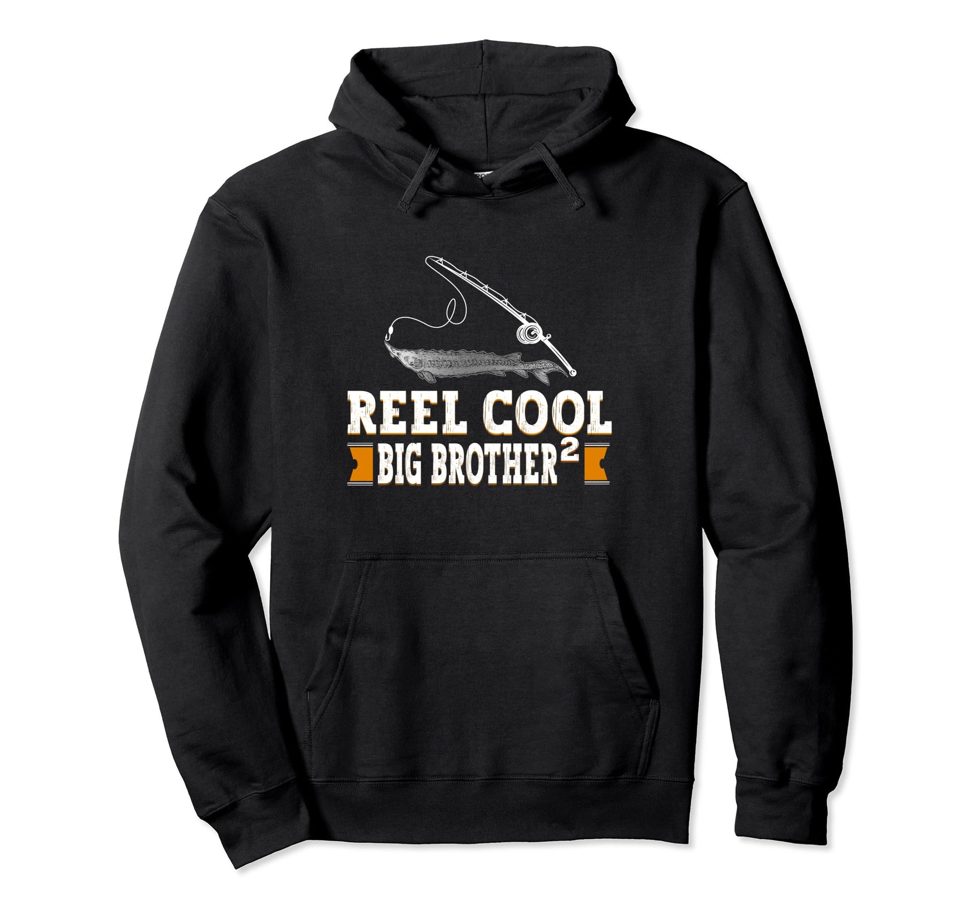 Funny Fishing Big Brother 2 Brother Twins Hoodie - Streetwear Style Unisex - T-Shirt, Sweatshirt, Hoodie