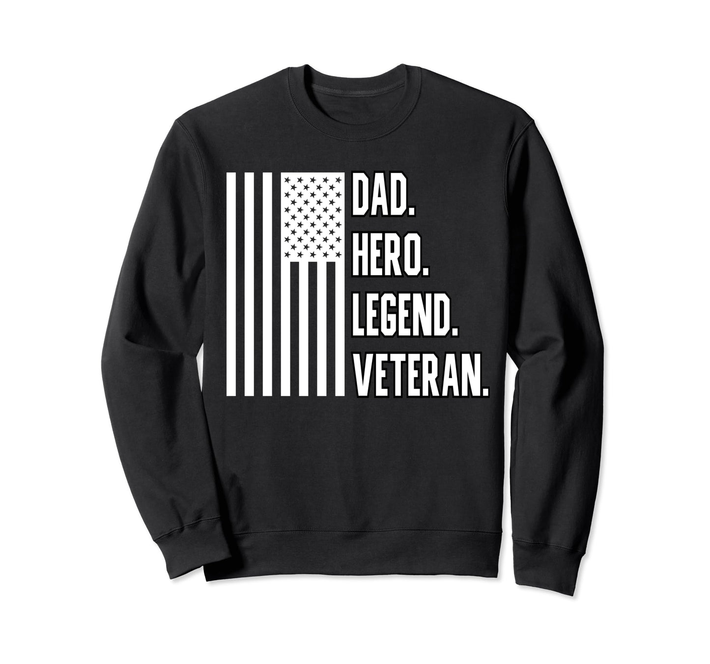 Patriotic Veteran Fathers Day Gifts T-Shirt - Aesthetic Graphic for Adults - T-Shirt, Sweatshirt, Hoodie
