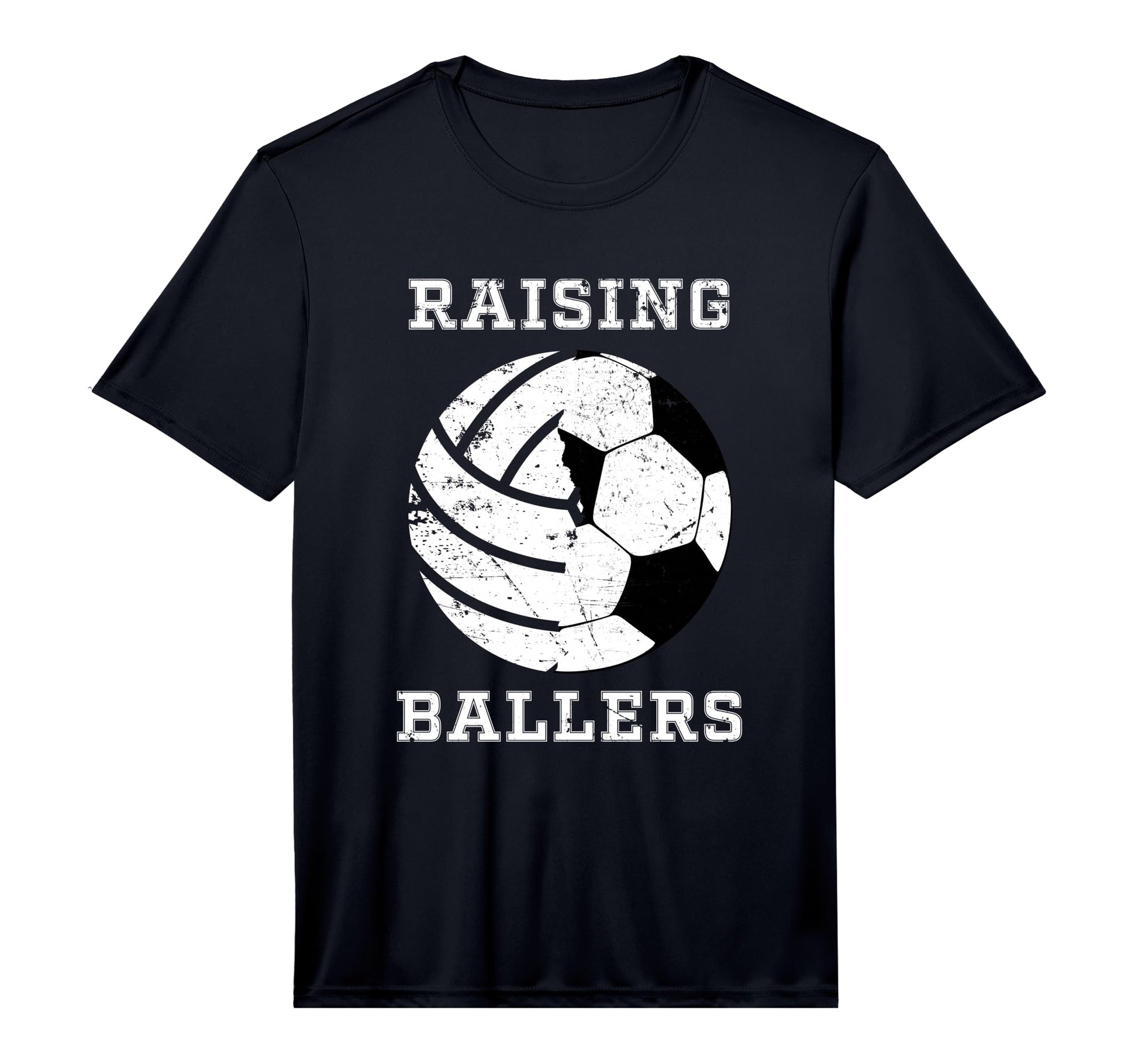 Mens Raising Ballers Soccer Volleyball T-Shirt - Graphic Print for Adults - T-Shirt, Sweatshirt, Hoodie
